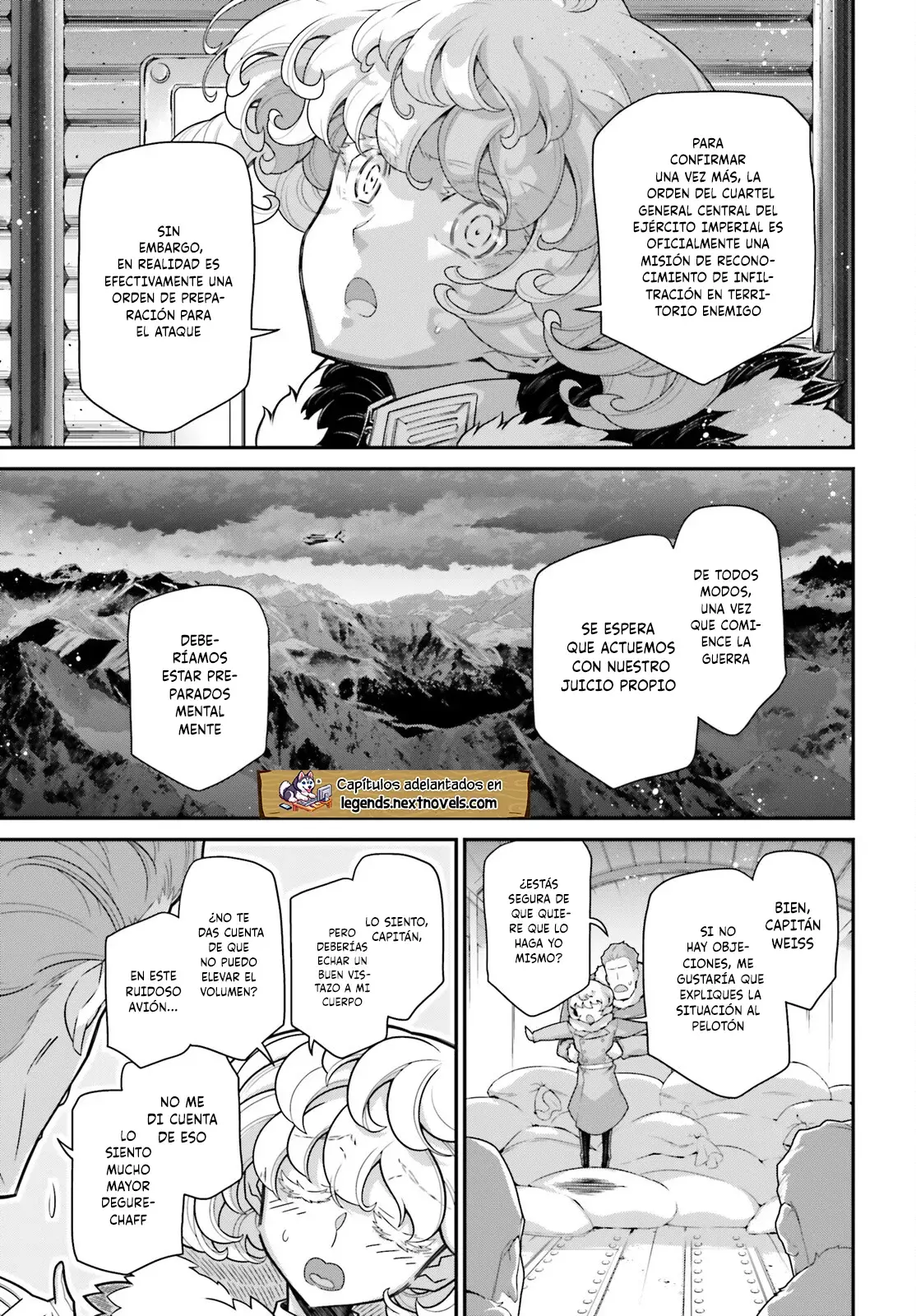 Youjo Senki Capitulo 77: Misión de reconocimiento de largo alcance III página 9