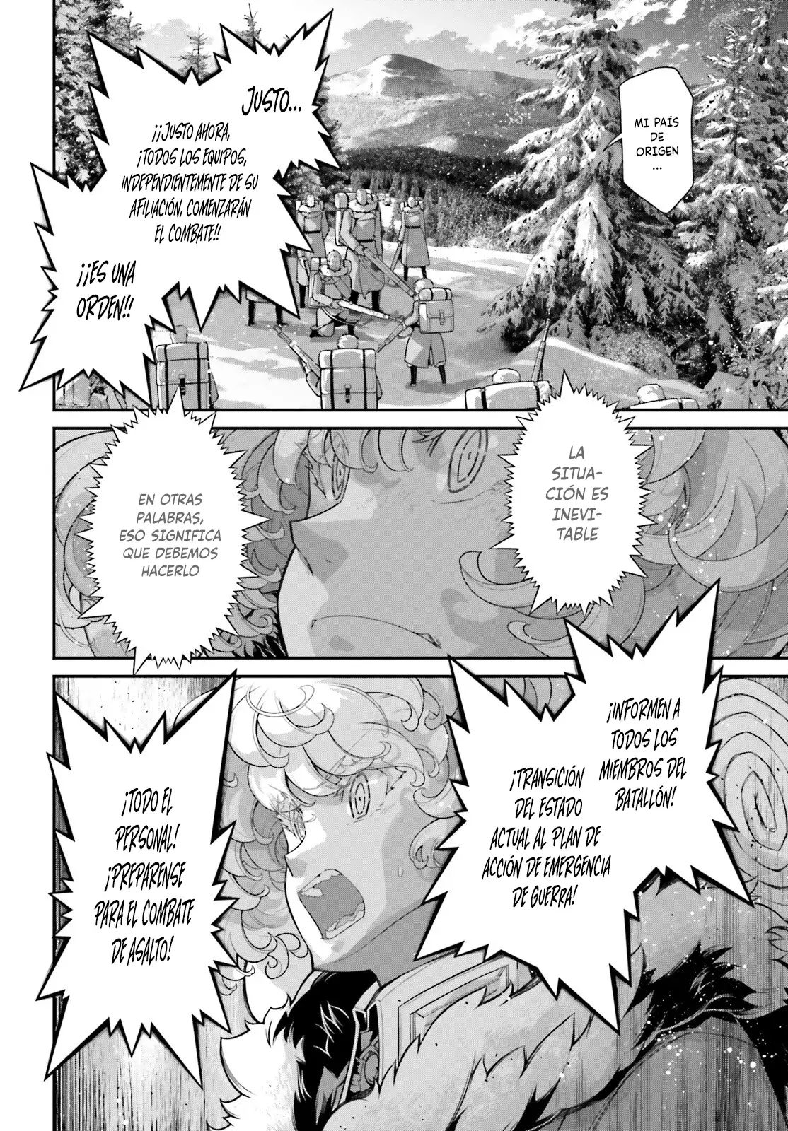 Youjo Senki Capitulo 79: Misión de reconocimiento de largo alcance V página 18