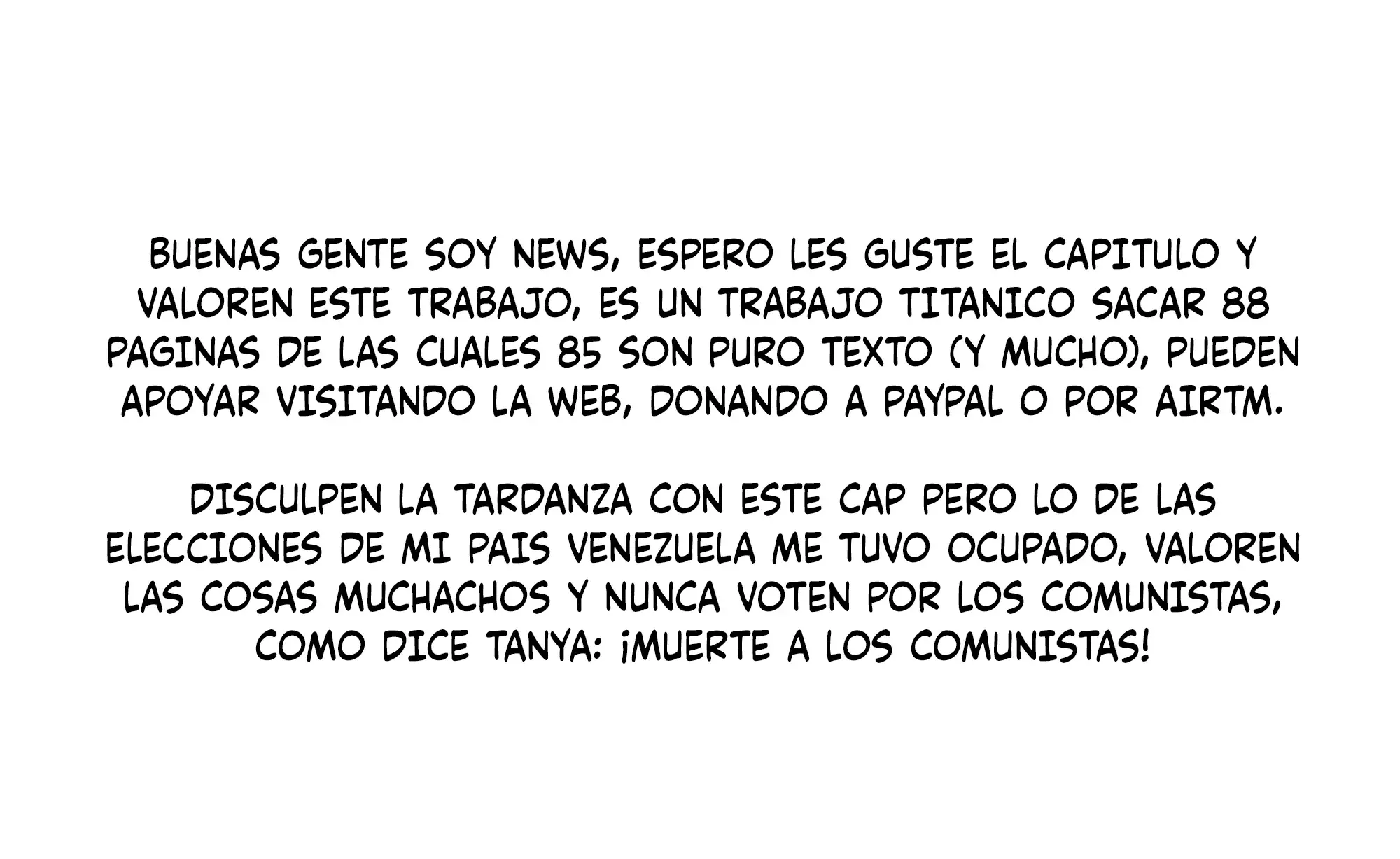 Youjo Senki Capitulo 82: El despertar del Apóstol I página 81