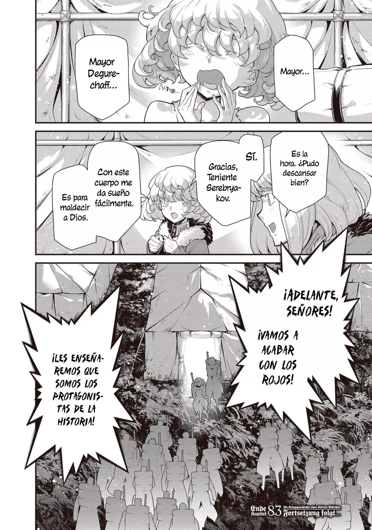 Youjo Senki Capitulo 83: El despertar del Apóstol II página 33