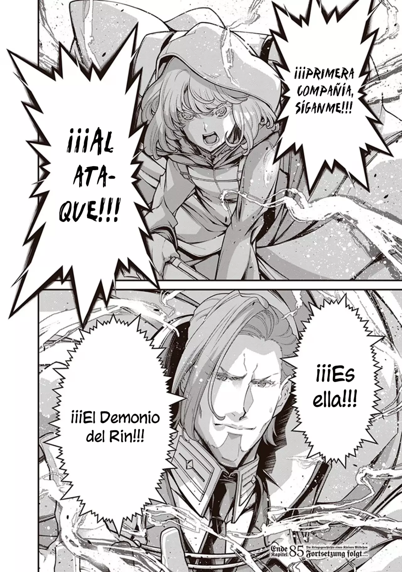 Youjo Senki Capitulo 85: Visita de buena voluntad II página 48
