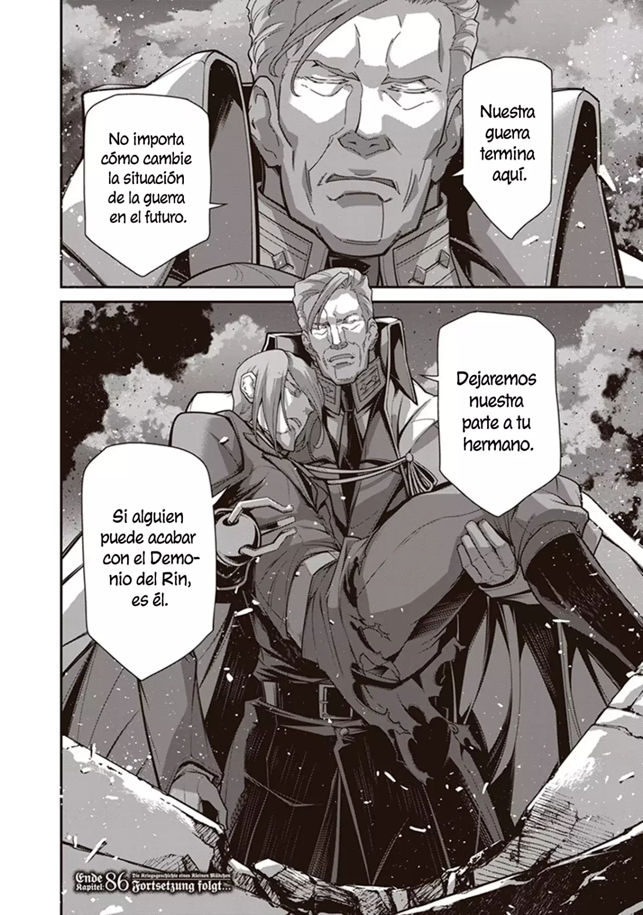 Youjo Senki Capitulo 86: Visita de buena voluntad III página 39