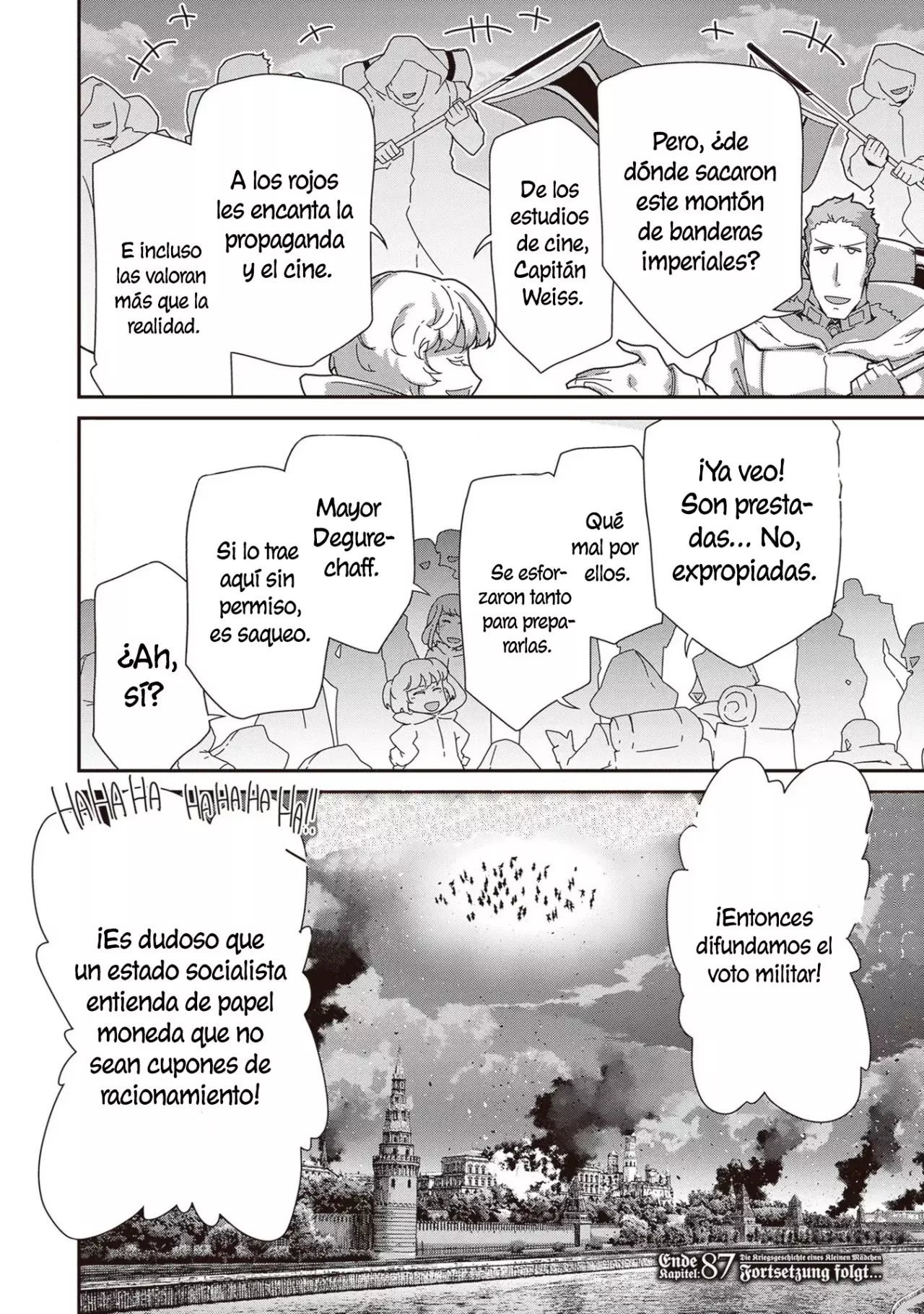 Youjo Senki Capitulo 87: Visita de buena voluntad IV página 28