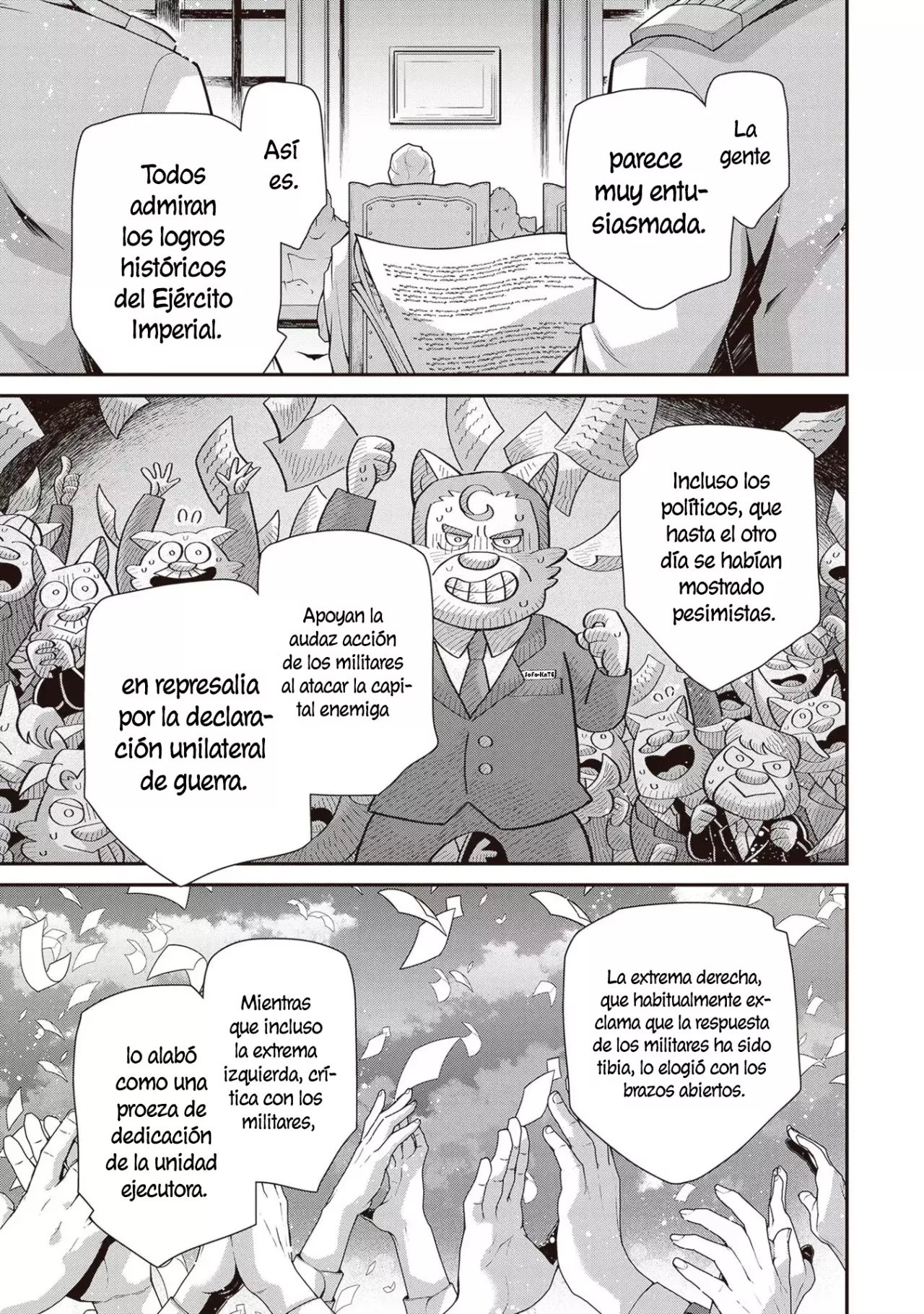 Youjo Senki Capitulo 88: Magnífica victoria I página 18