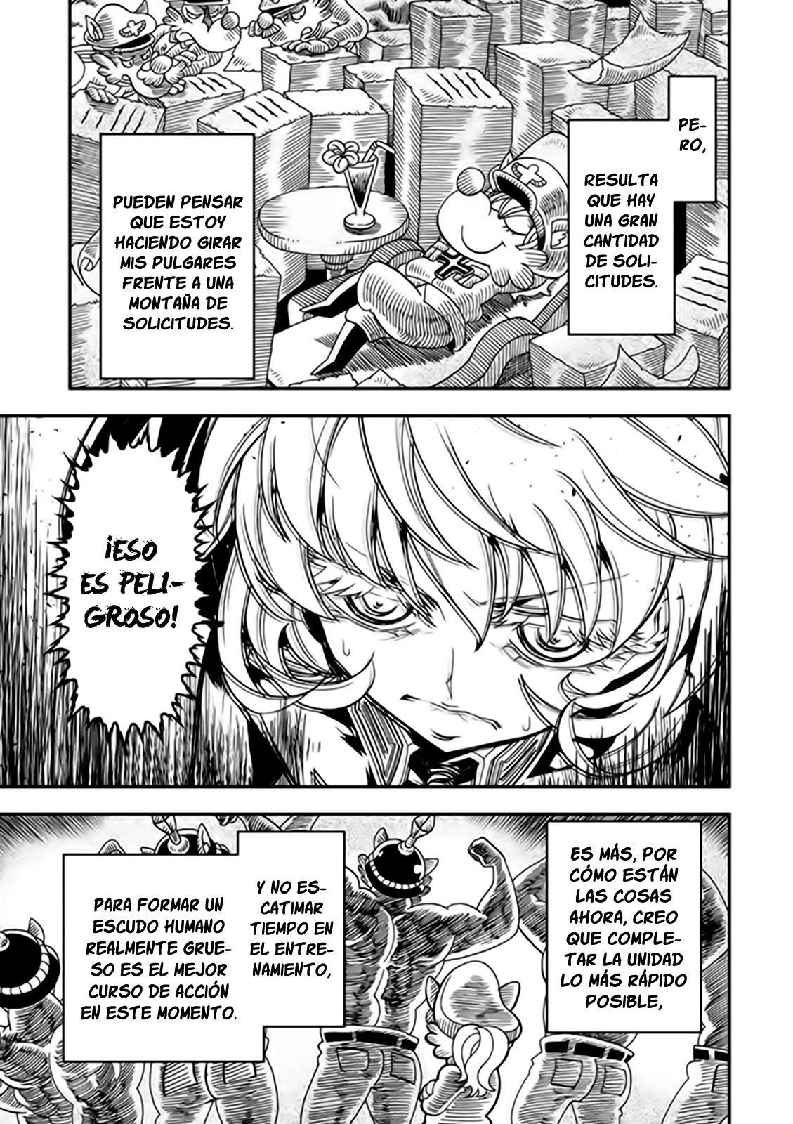 Youjo Senki Capitulo 9: Reporte de Andrew: Sobre los misterios de la Onceava Diosa y el V600 página 29