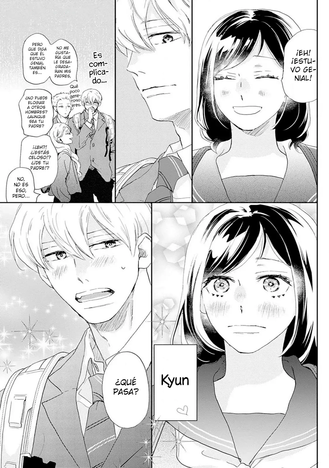A Star Brighter Than The Sun Capitulo 36: Reunión de chicos. página 38