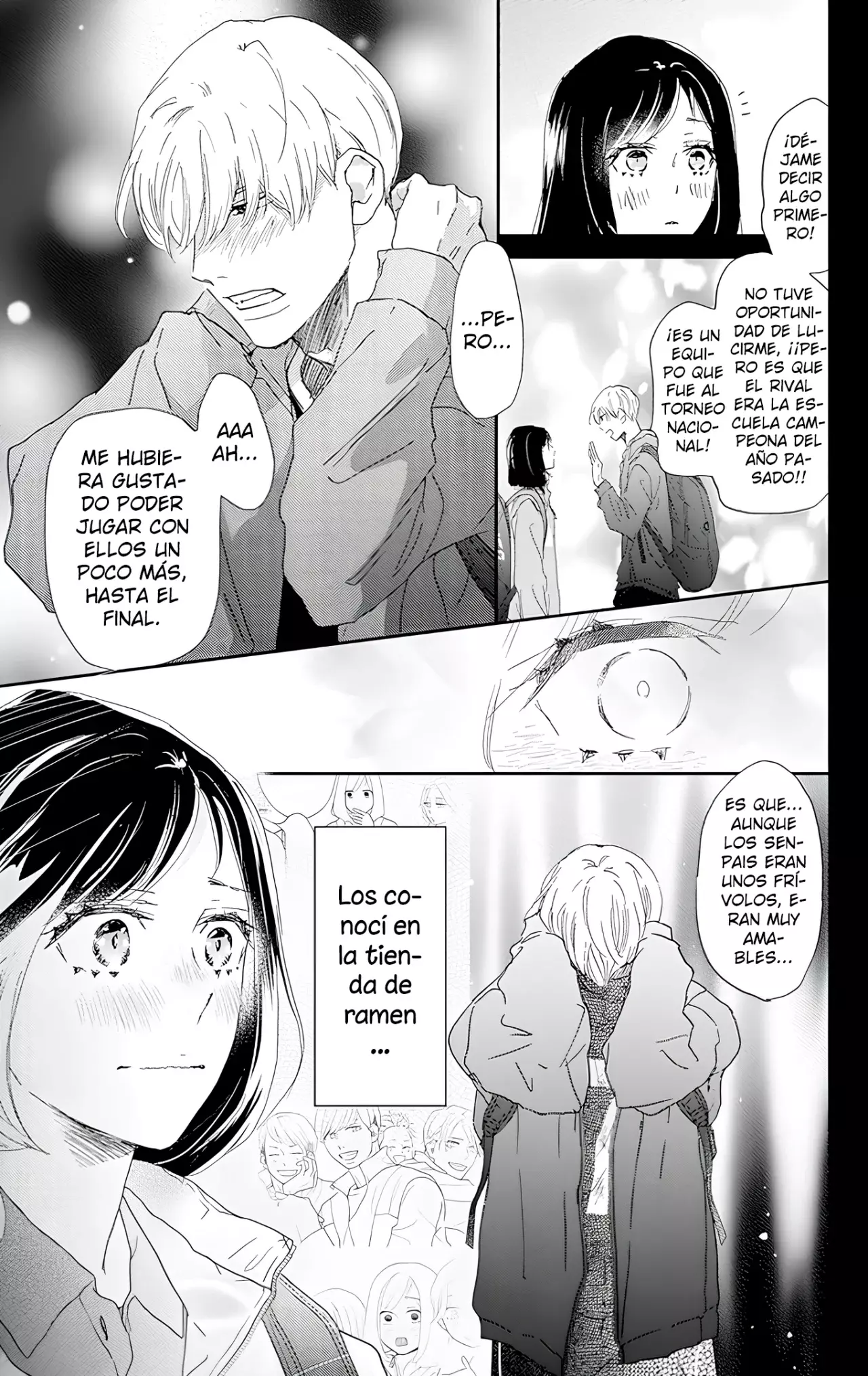 A Star Brighter Than The Sun Capitulo 46: El torneo Inter-High. página 38