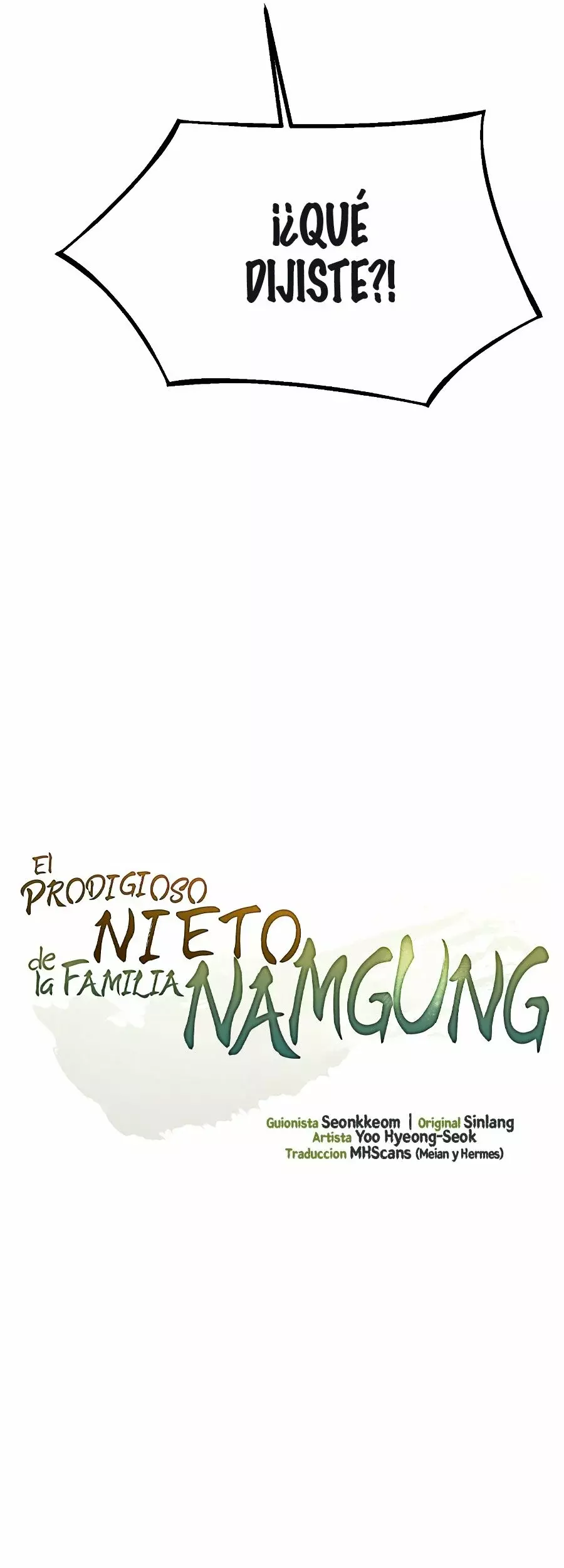 El Prodigioso Nieto de la Familia Namgung Capitulo 5 página 12