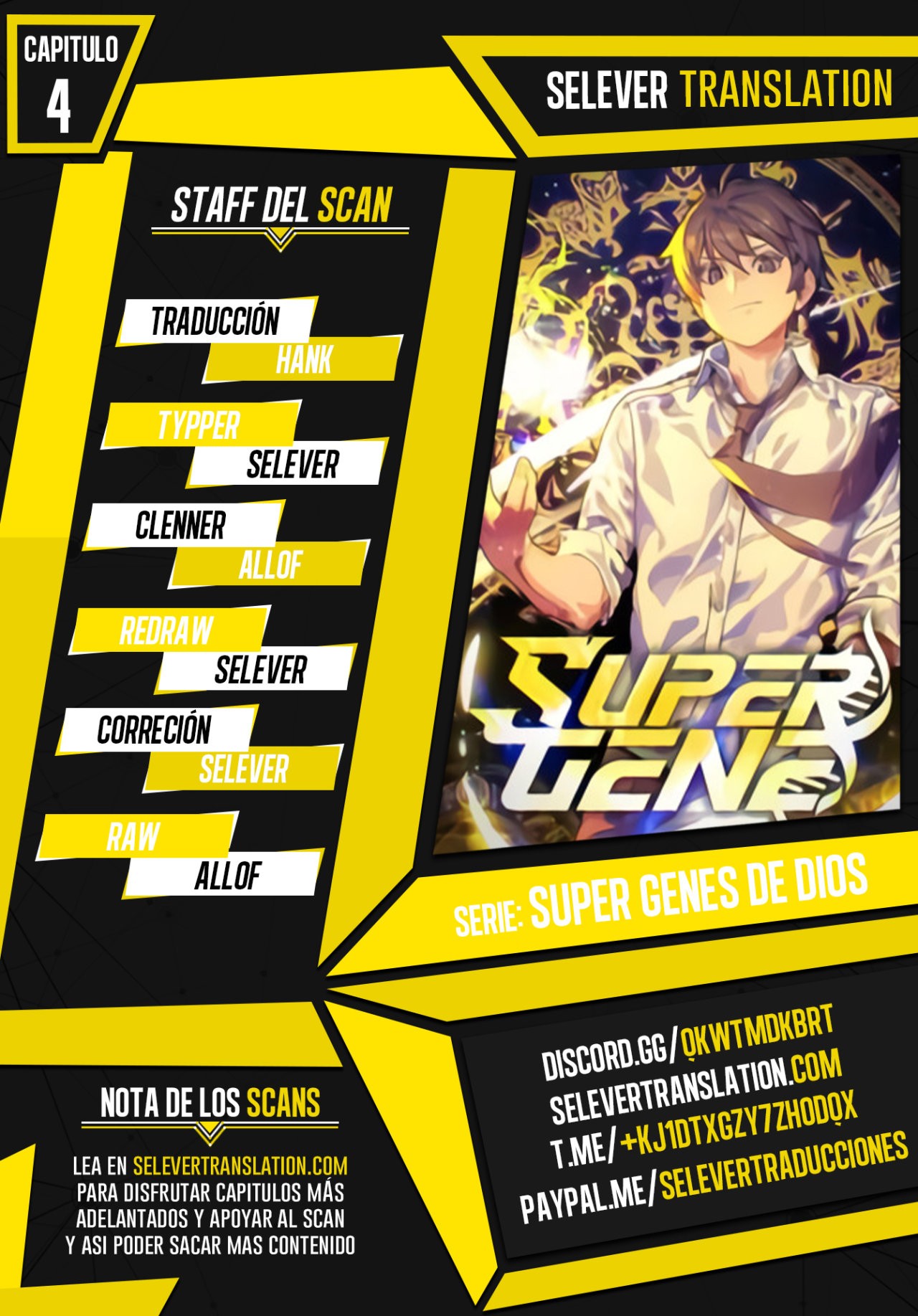Super Genes de Dios Capitulo 4: Criatura de sangre divina página 1
