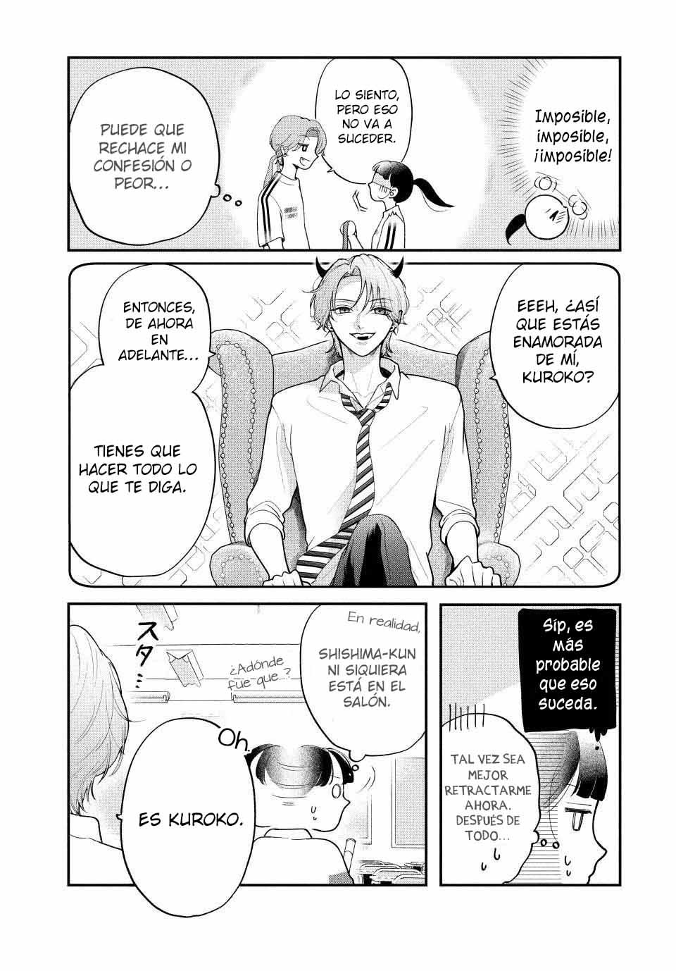 Kuroko to Akuyaku-kun Capitulo 4 página 8