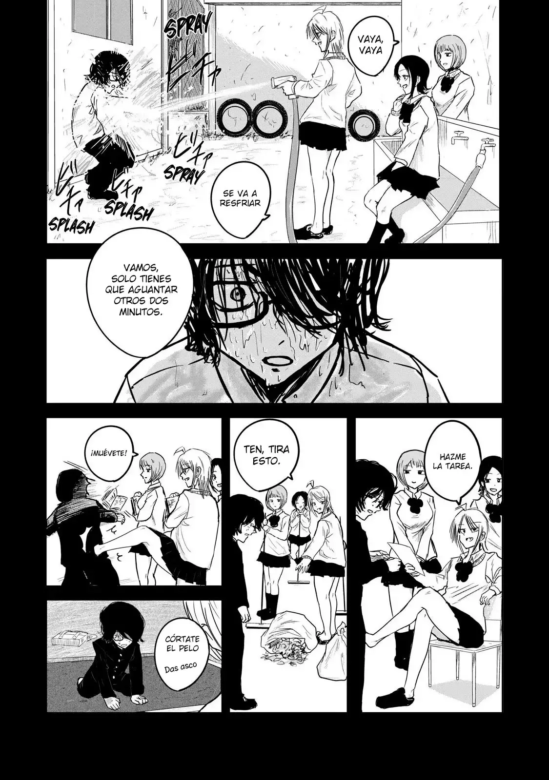 Ueno-kun has been developed Capitulo 1: Acosadoras y Acosado página 14