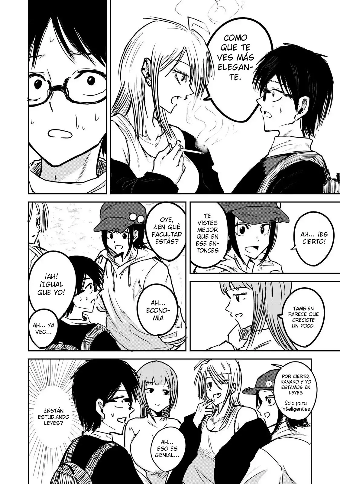 Ueno-kun has been developed Capitulo 1: Acosadoras y Acosado página 16