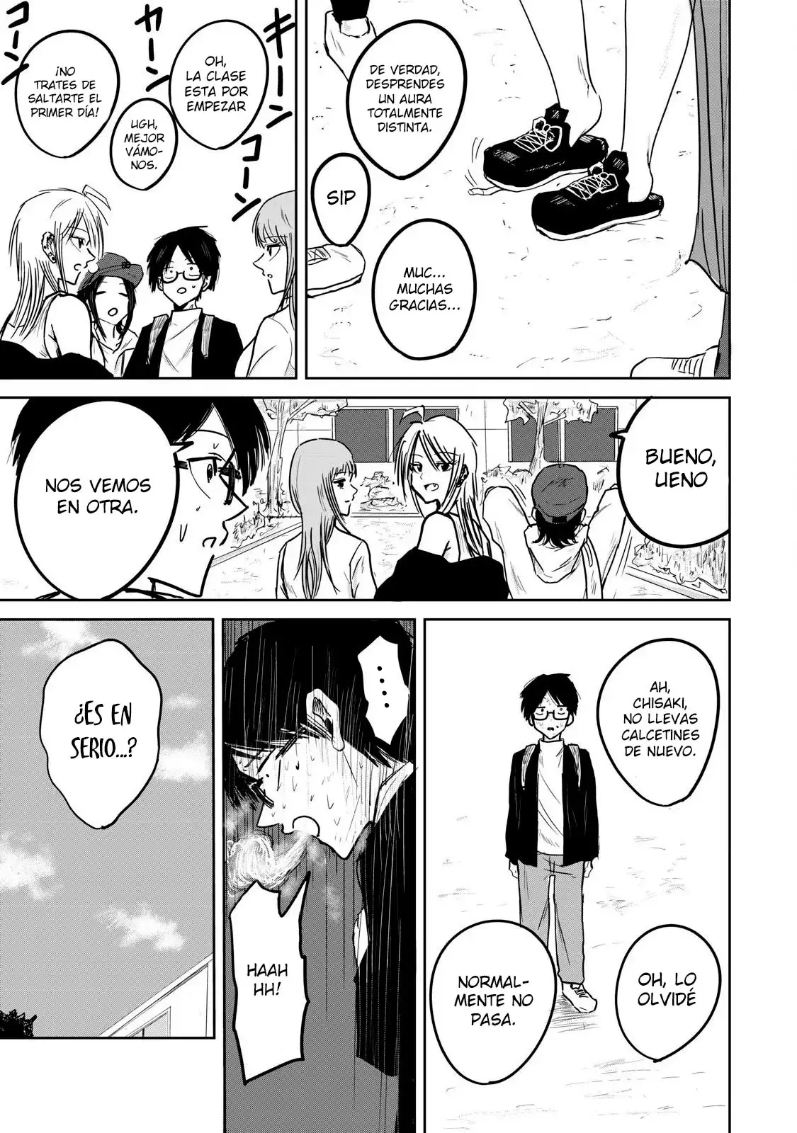 Ueno-kun has been developed Capitulo 1: Acosadoras y Acosado página 17