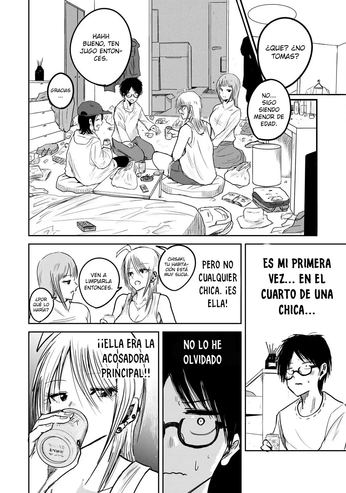Ueno-kun has been developed Capitulo 1: Acosadoras y Acosado página 22