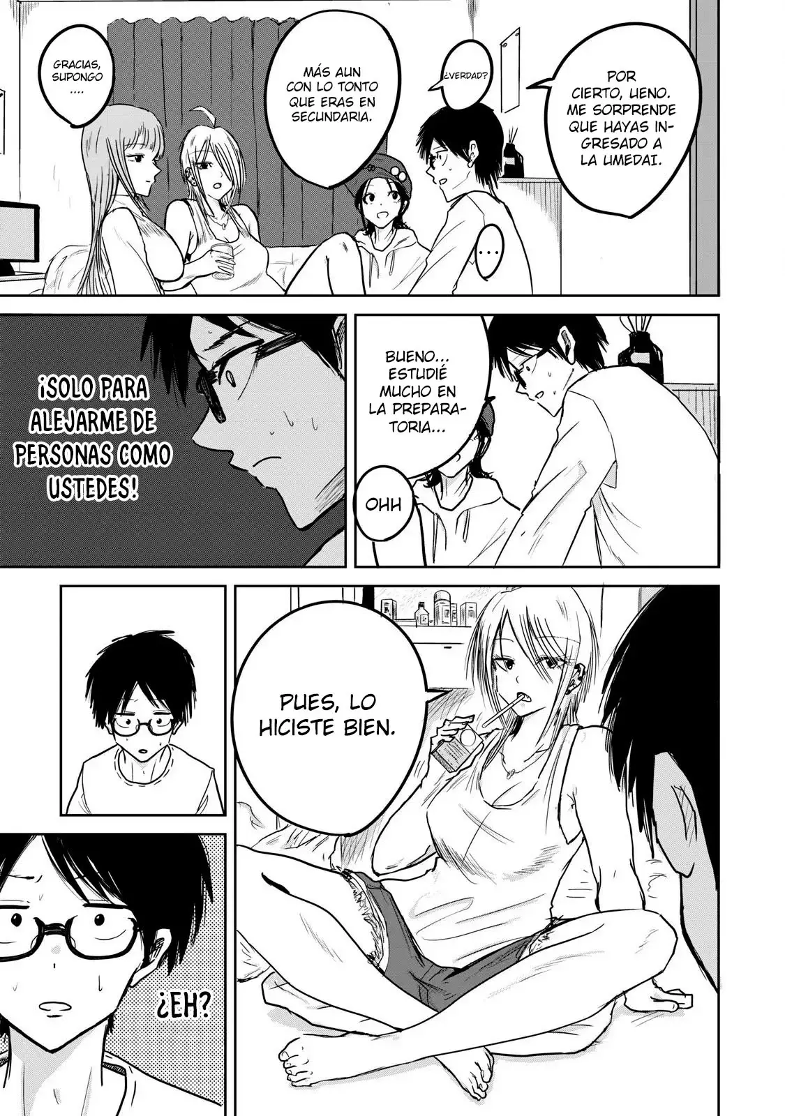 Ueno-kun has been developed Capitulo 1: Acosadoras y Acosado página 23