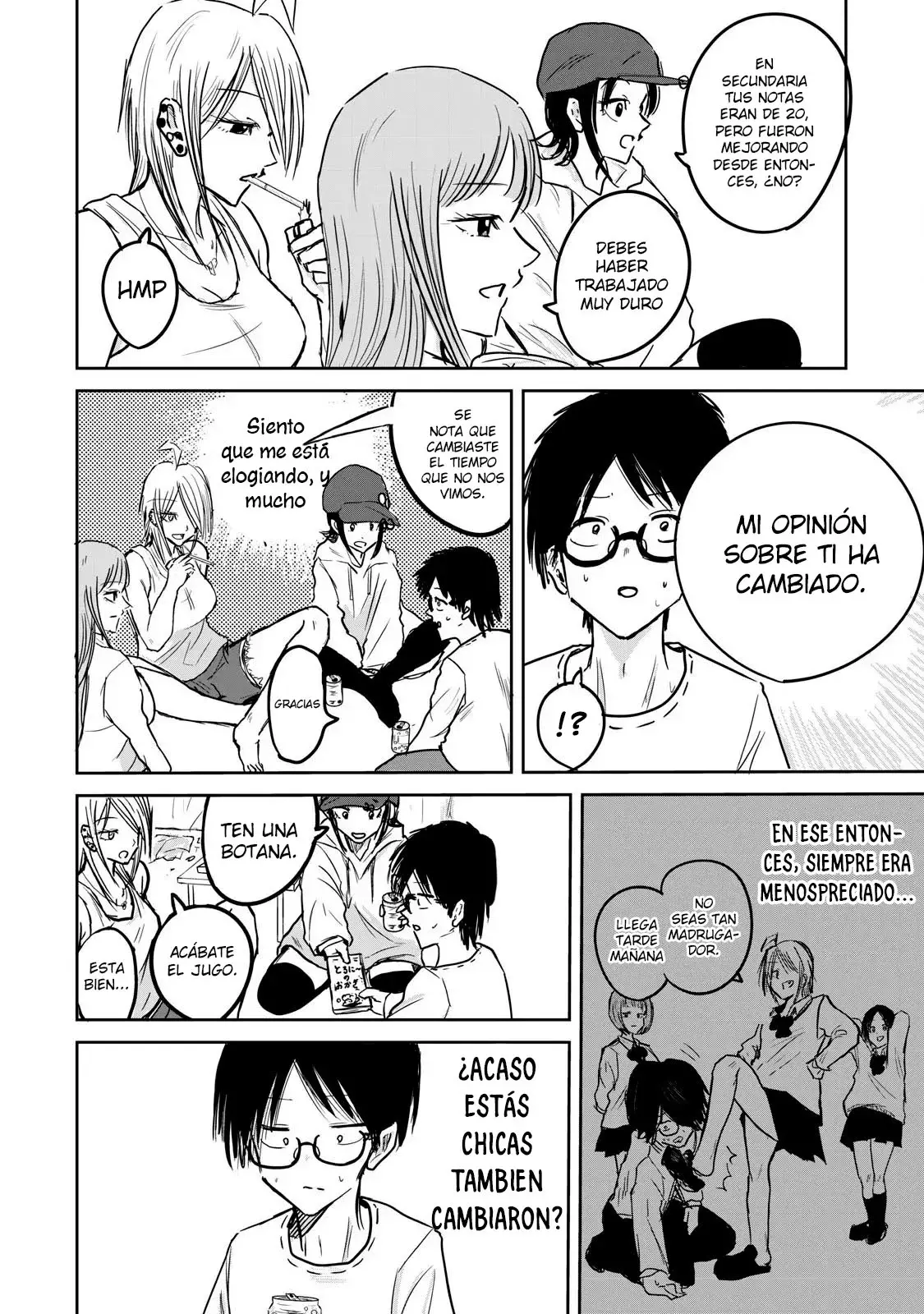 Ueno-kun has been developed Capitulo 1: Acosadoras y Acosado página 24