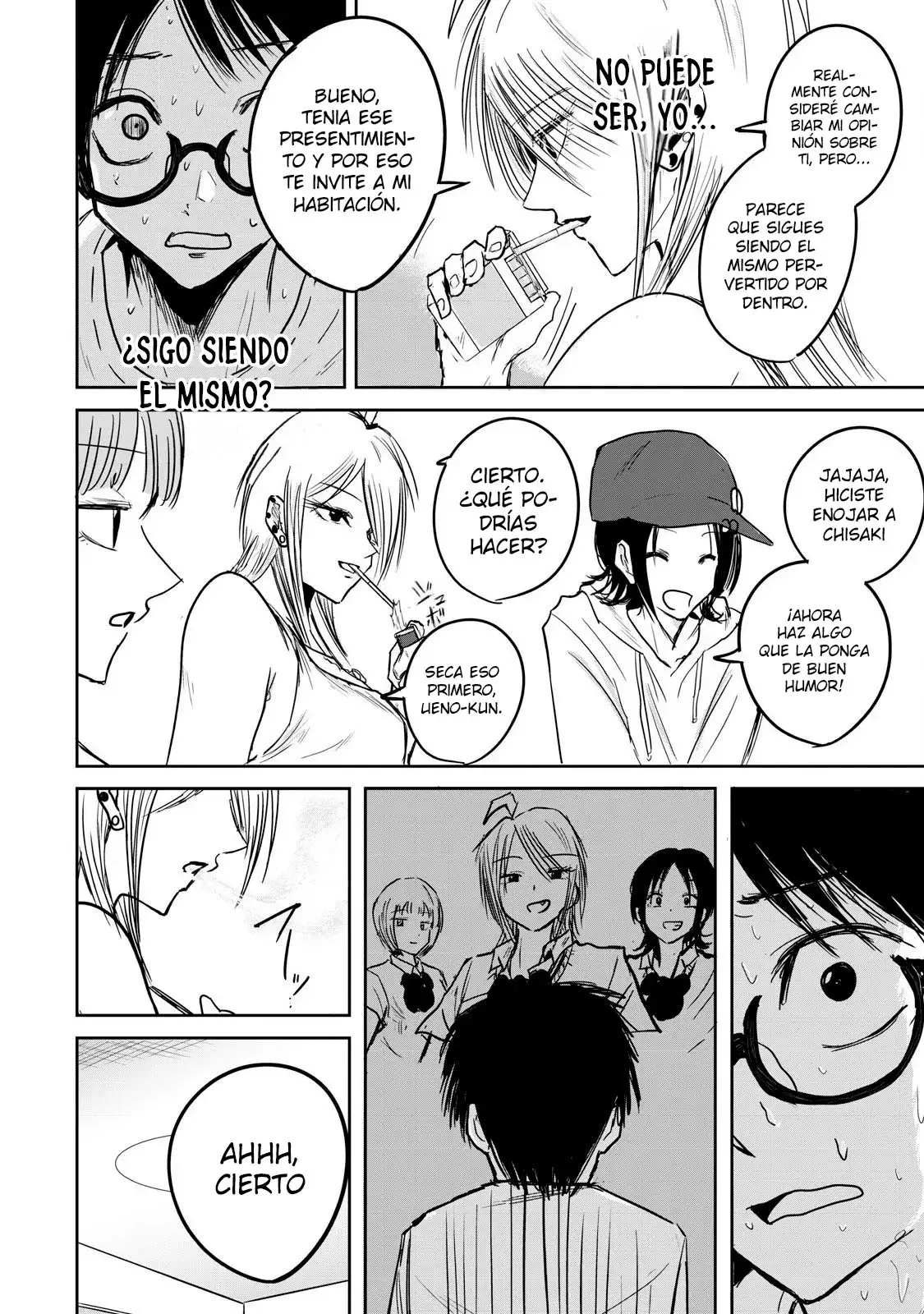 Ueno-kun has been developed Capitulo 1: Acosadoras y Acosado página 32