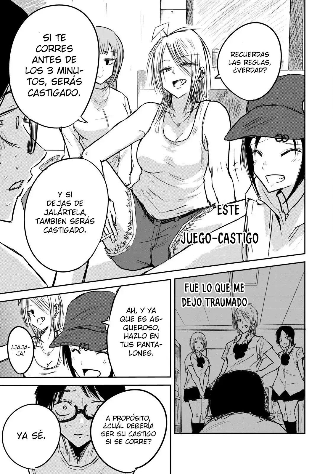 Ueno-kun has been developed Capitulo 1: Acosadoras y Acosado página 35