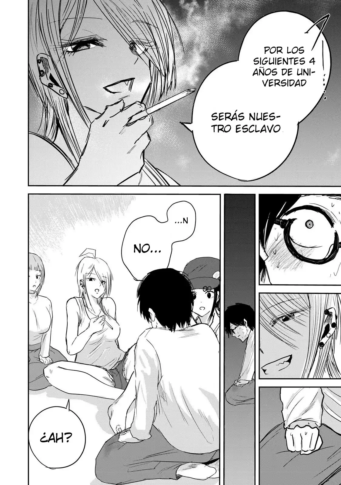 Ueno-kun has been developed Capitulo 1: Acosadoras y Acosado página 36