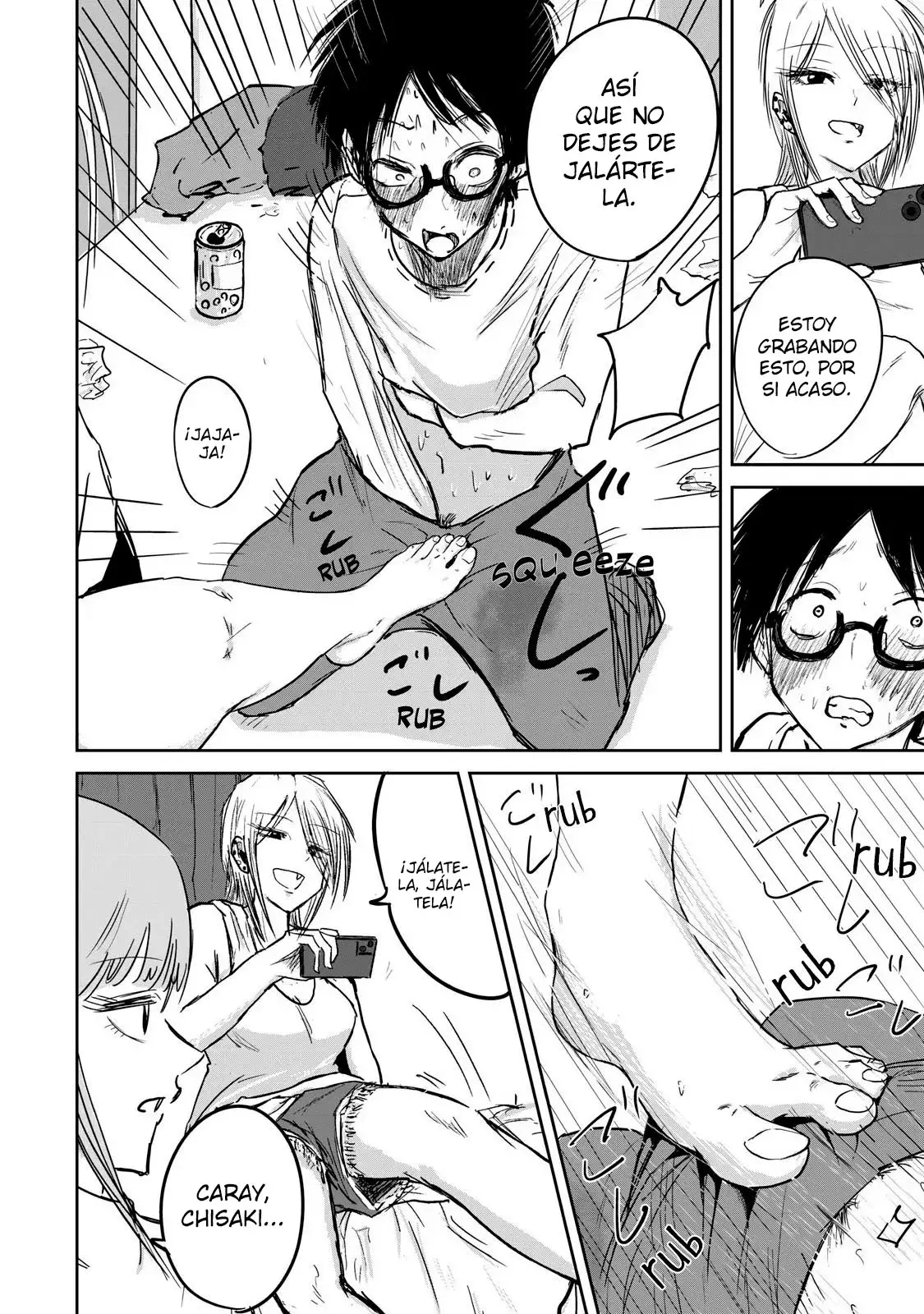 Ueno-kun has been developed Capitulo 1: Acosadoras y Acosado página 40