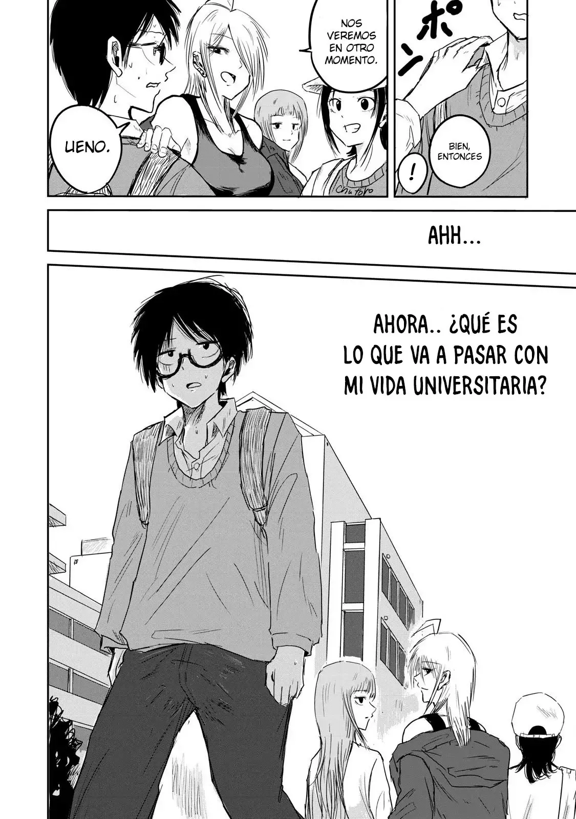 Ueno-kun has been developed Capitulo 1: Acosadoras y Acosado página 52