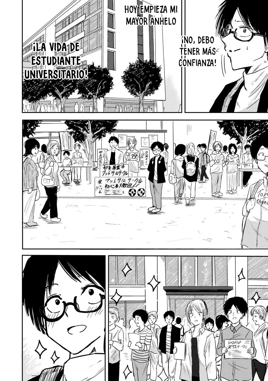 Ueno-kun has been developed Capitulo 1: Acosadoras y Acosado página 6
