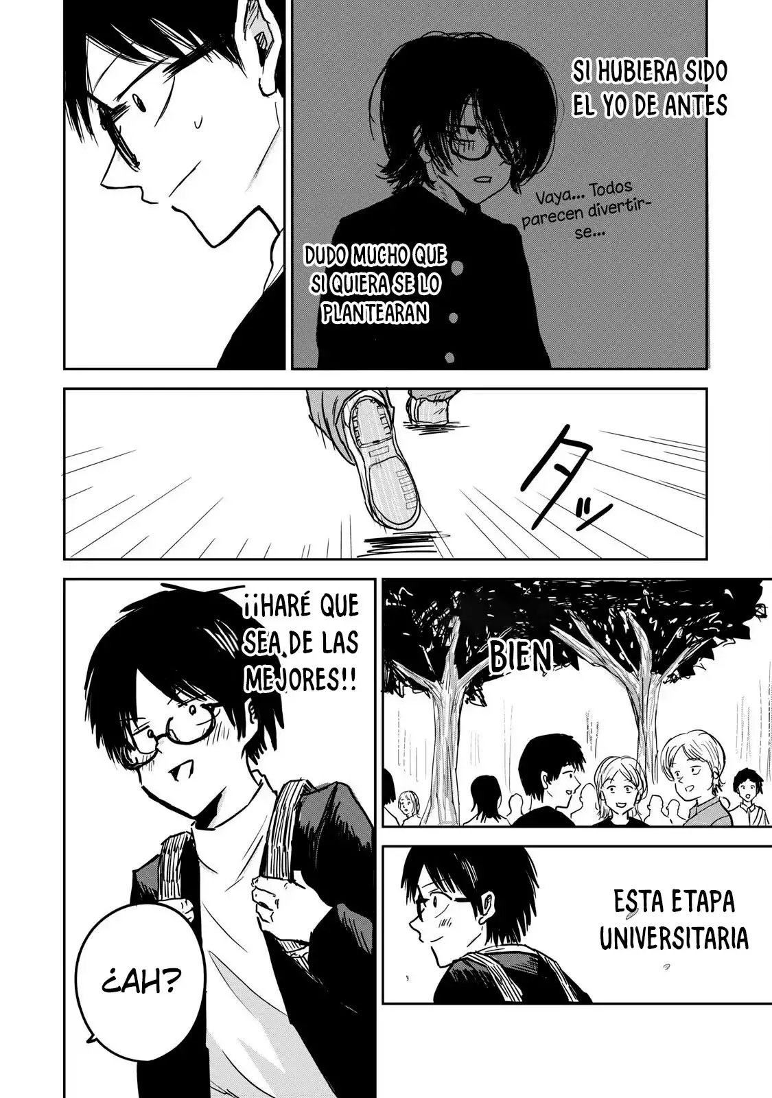 Ueno-kun has been developed Capitulo 1: Acosadoras y Acosado página 8