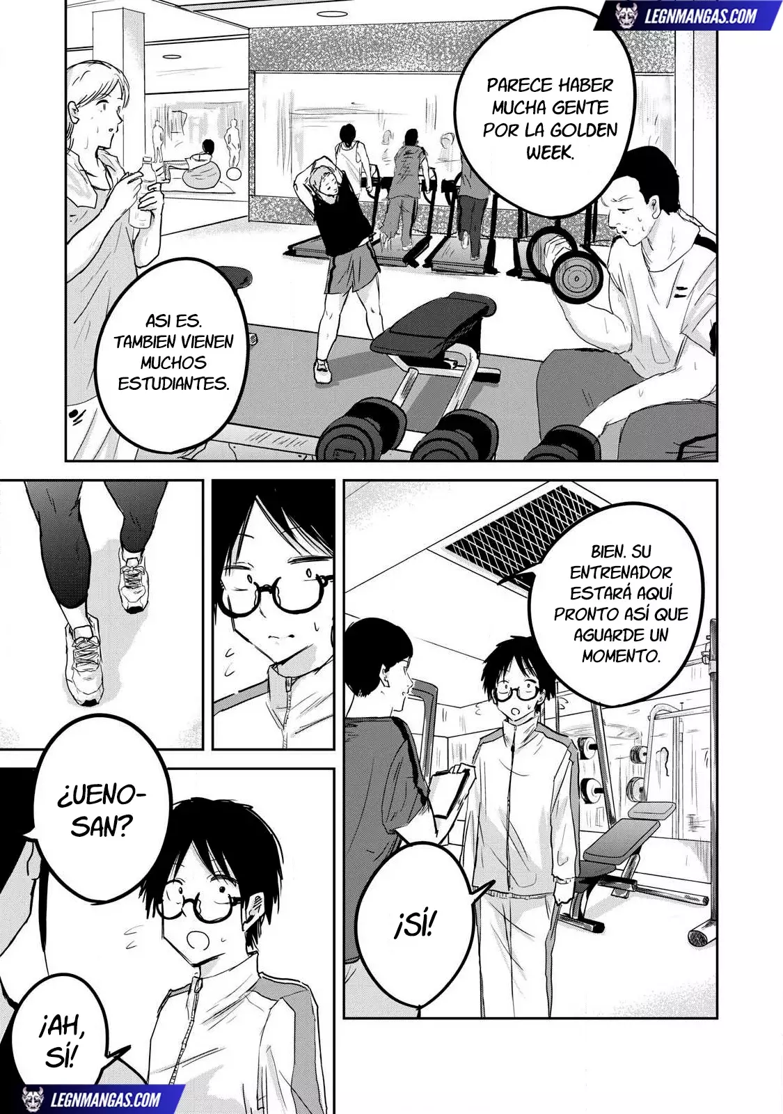 Ueno-kun has been developed Capitulo 11: Belleza Musculosa página 8