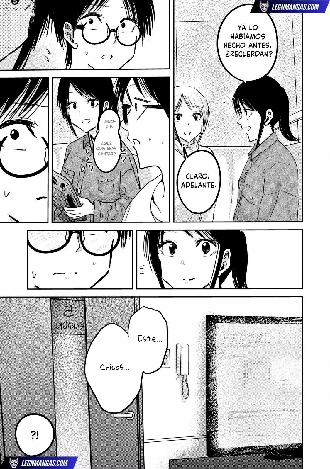 Ueno-kun has been developed Capitulo 20: Vamos al Karaoke página 10