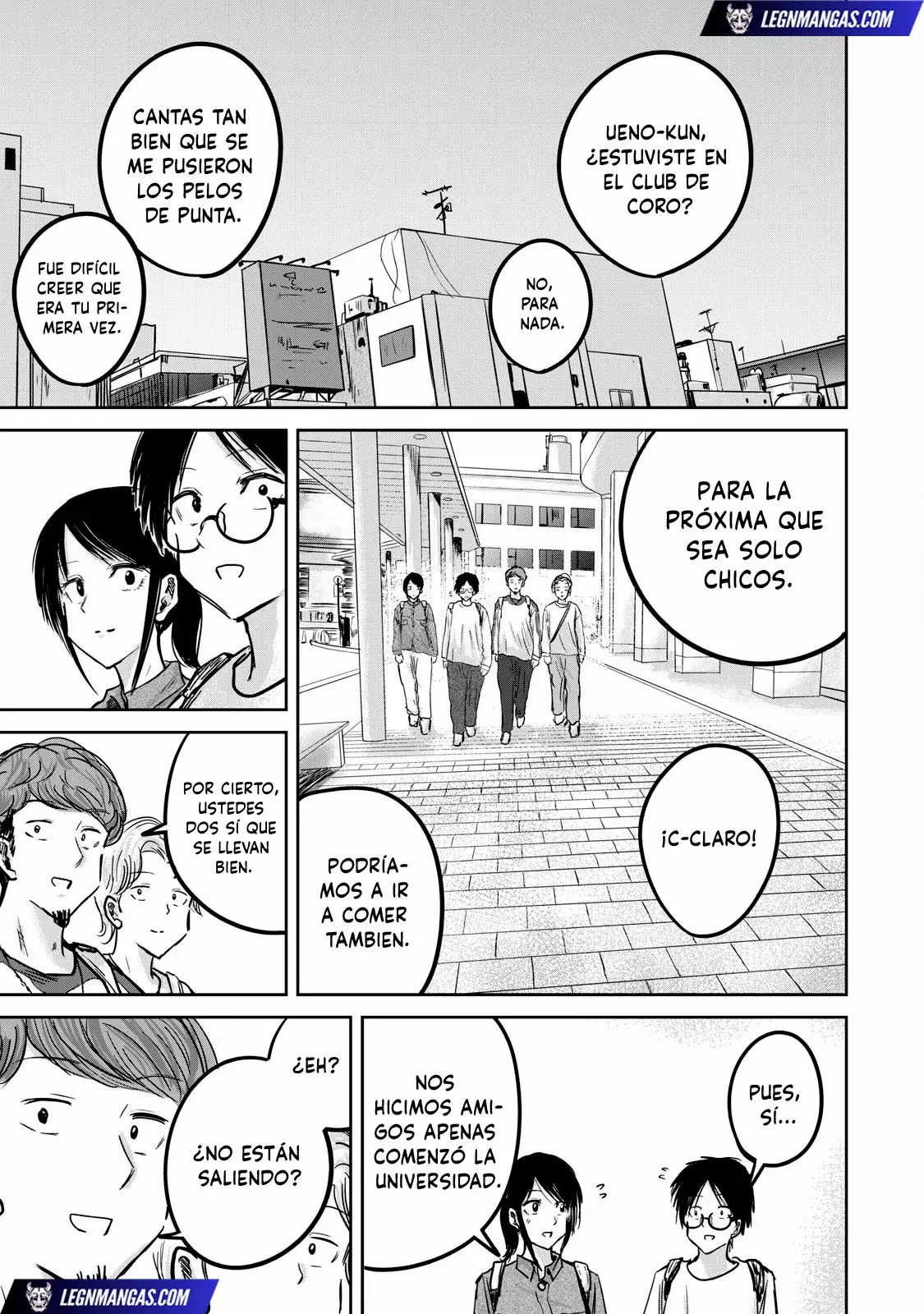Ueno-kun has been developed Capitulo 20: Vamos al Karaoke página 14
