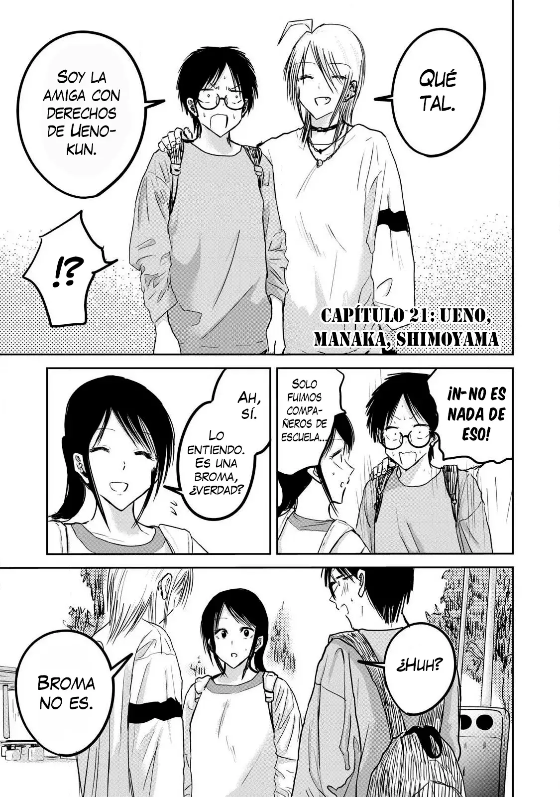 Ueno-kun has been developed Capitulo 21: Ueno, Manaka, Shimoyama página 2