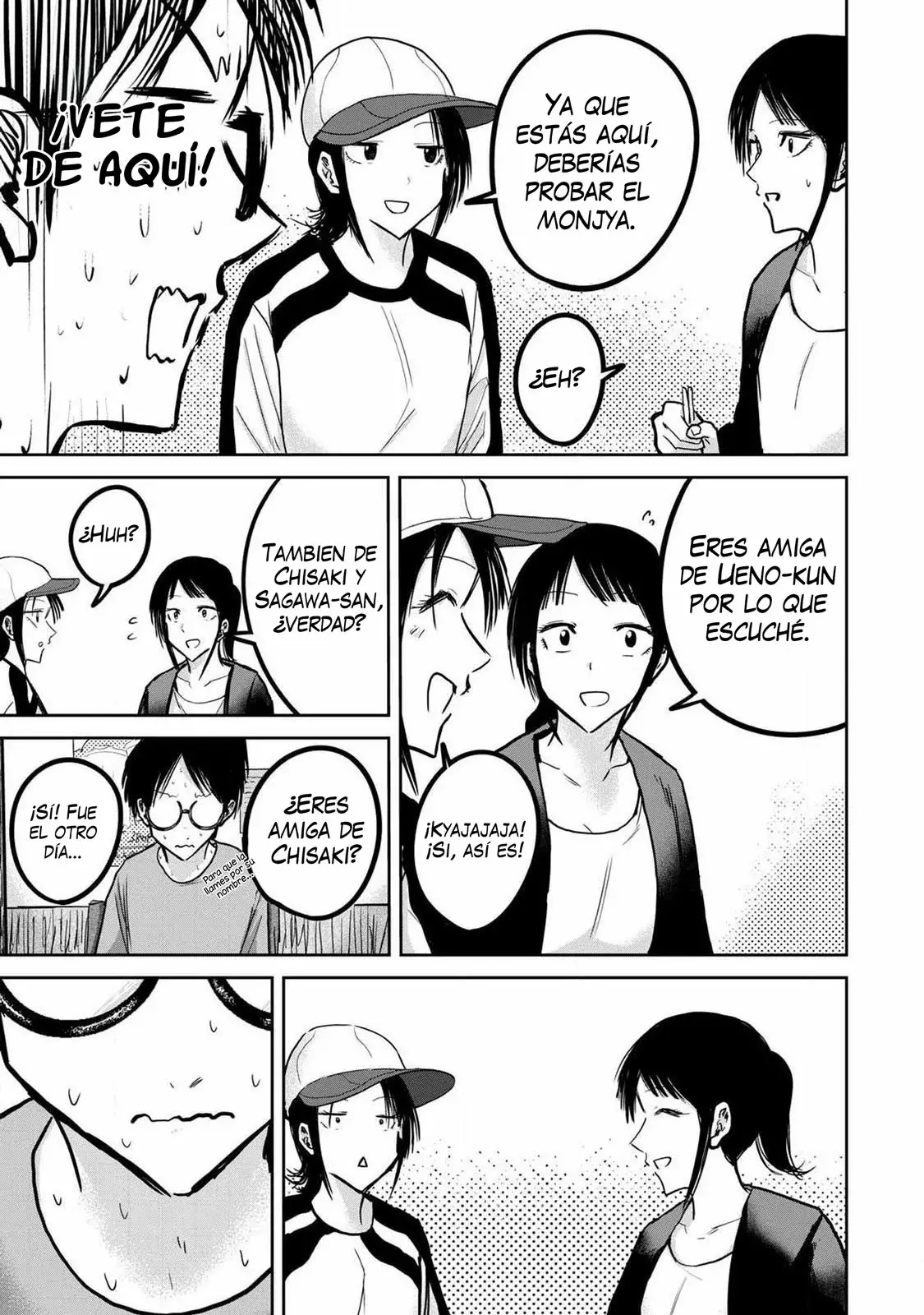 Ueno-kun has been developed Capitulo 26: ¡MONJYA! página 14