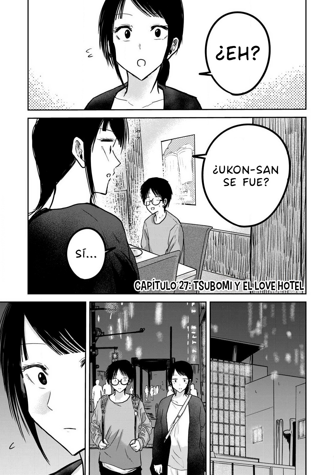 Ueno-kun has been developed Capitulo 27: Tsubomi y el Love Hotel página 2