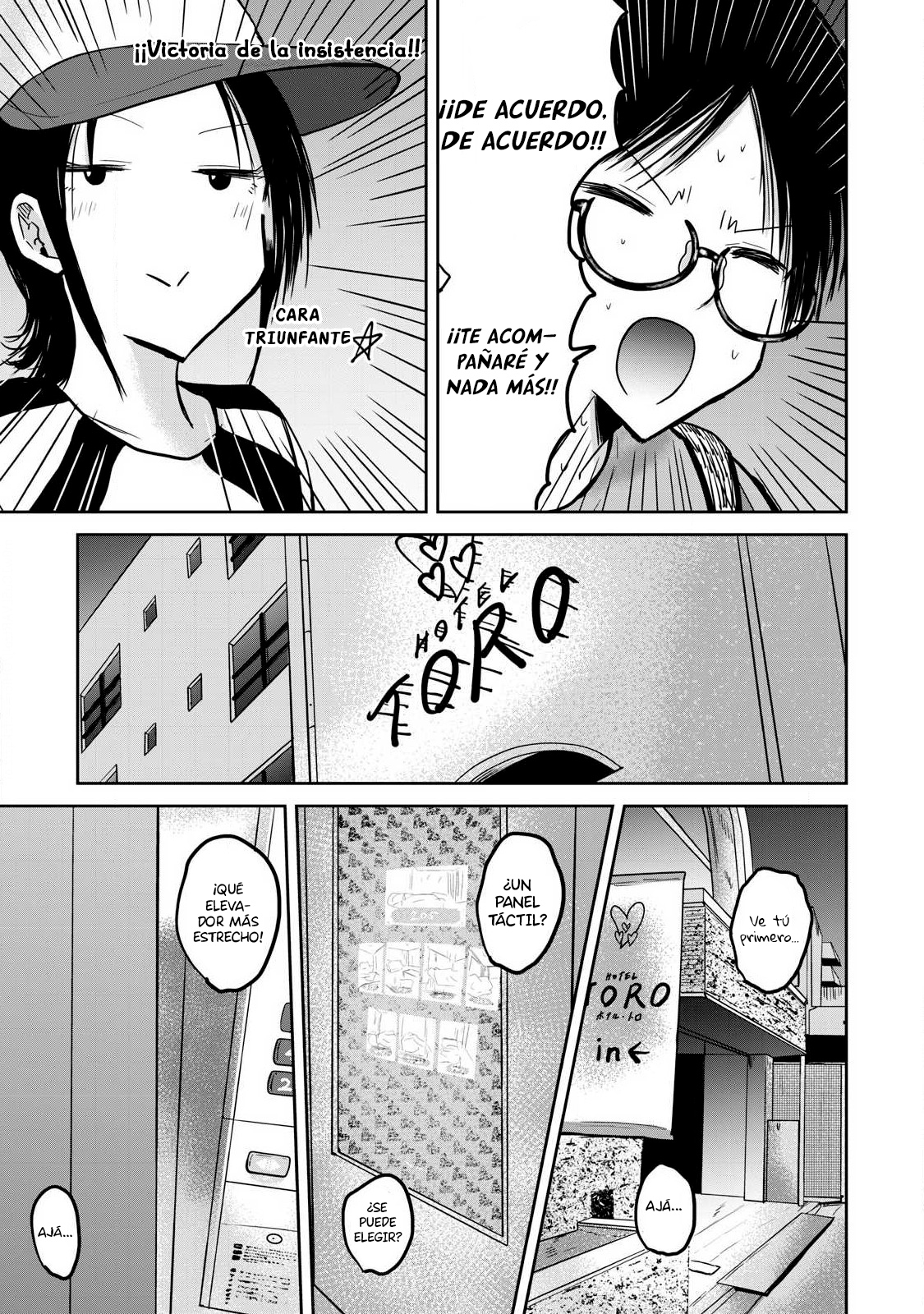 Ueno-kun has been developed Capitulo 27: Tsubomi y el Love Hotel página 8