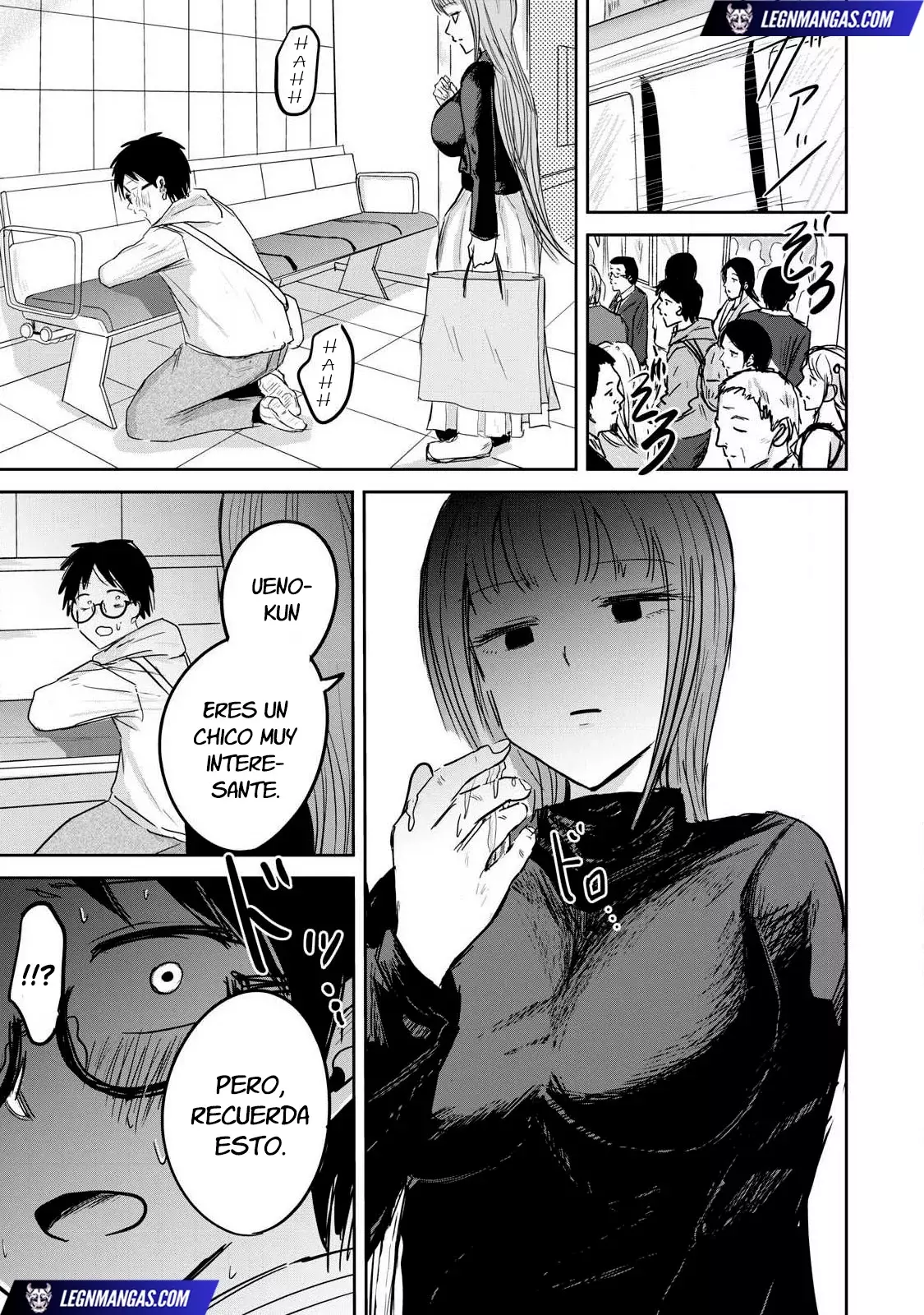 Ueno-kun has been developed Capitulo 4: Densha Otoko página 15
