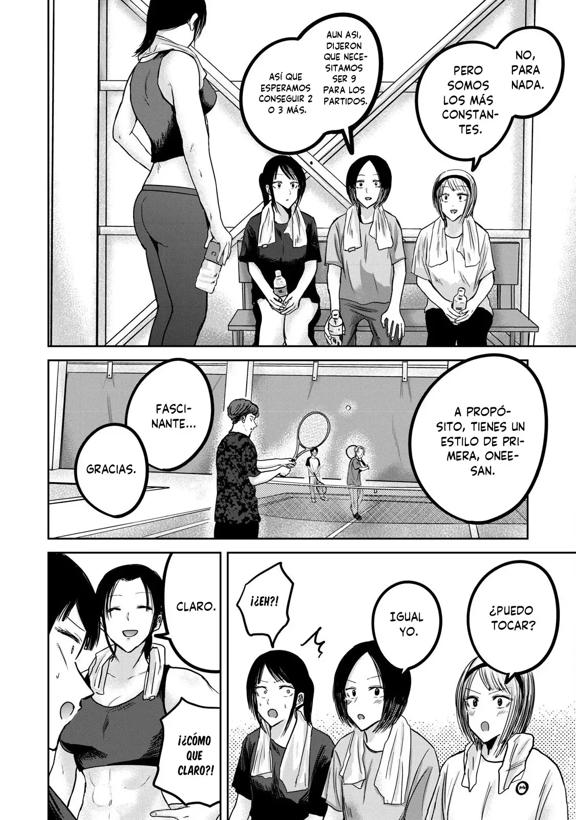 Ueno-kun has been developed Capitulo 40: Práctica de tenis página 10