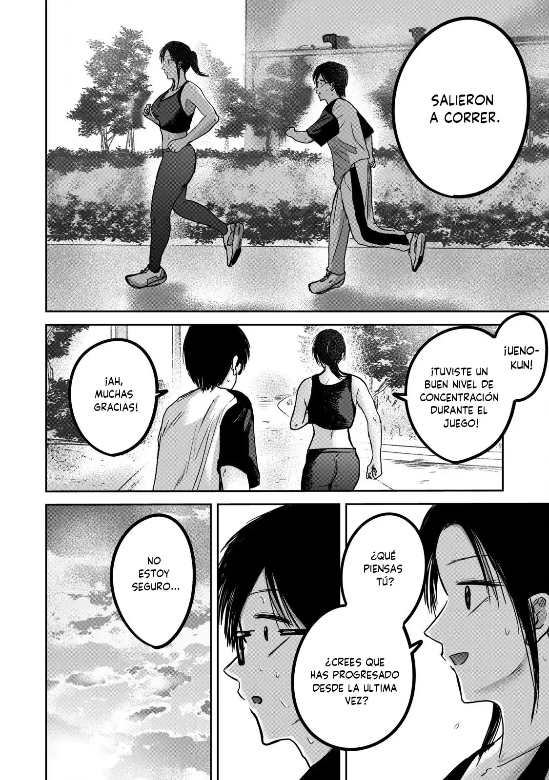 Ueno-kun has been developed Capitulo 40: Práctica de tenis página 14
