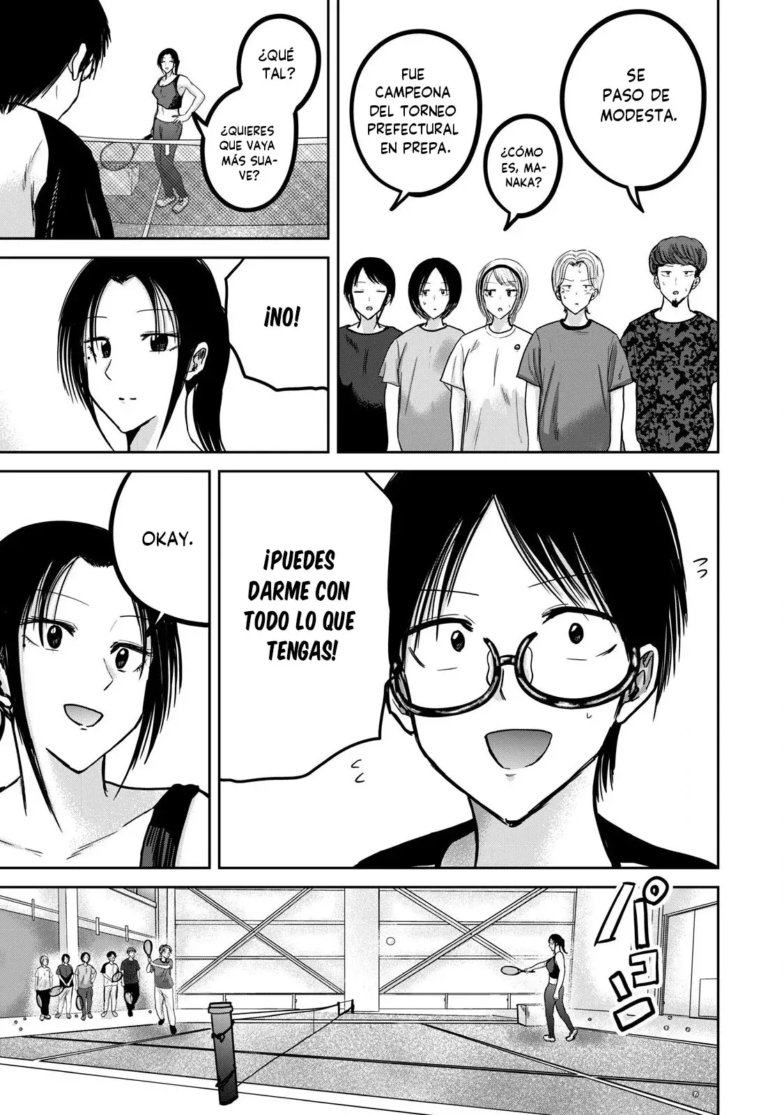 Ueno-kun has been developed Capitulo 40: Práctica de tenis página 5