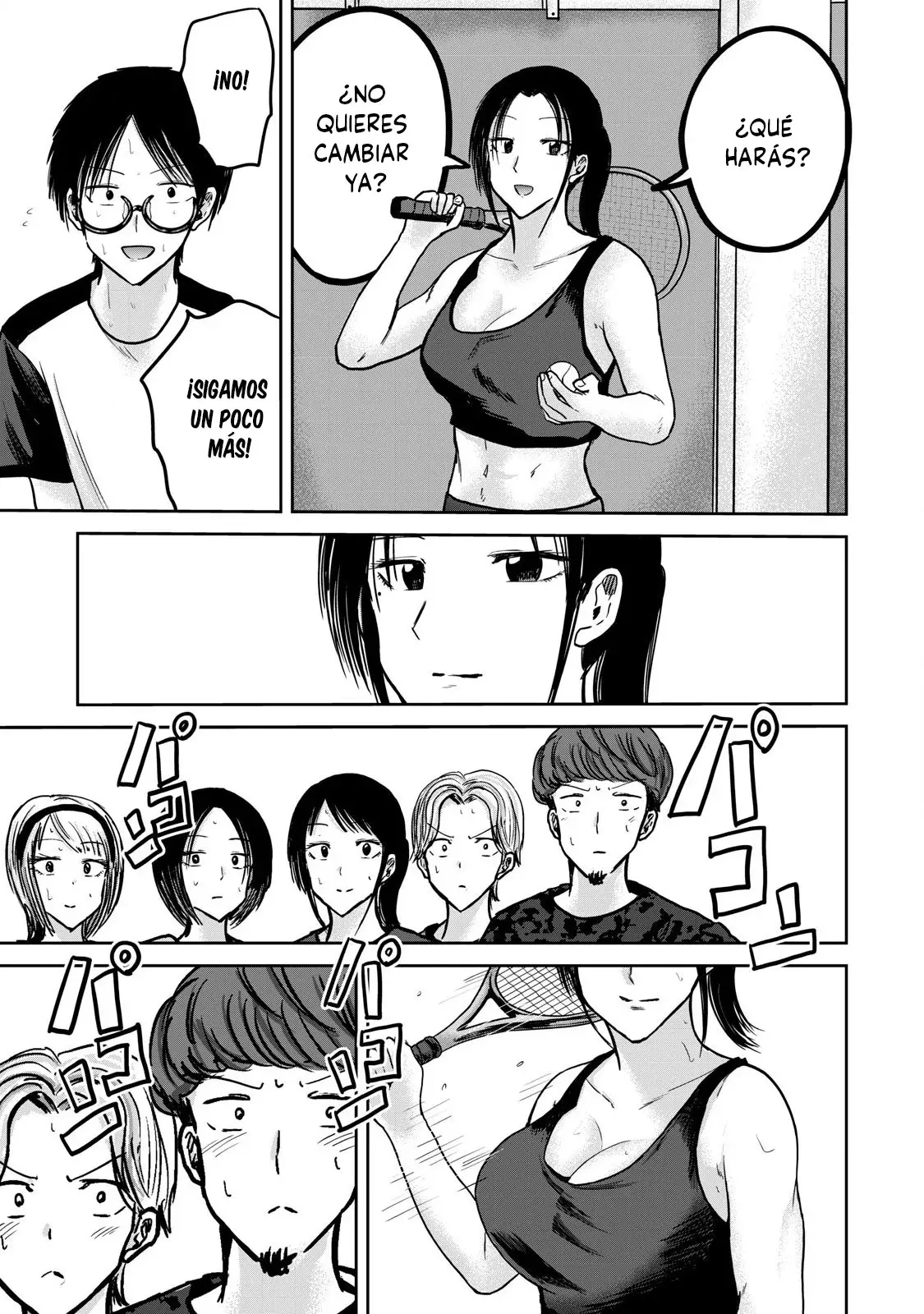 Ueno-kun has been developed Capitulo 40: Práctica de tenis página 7