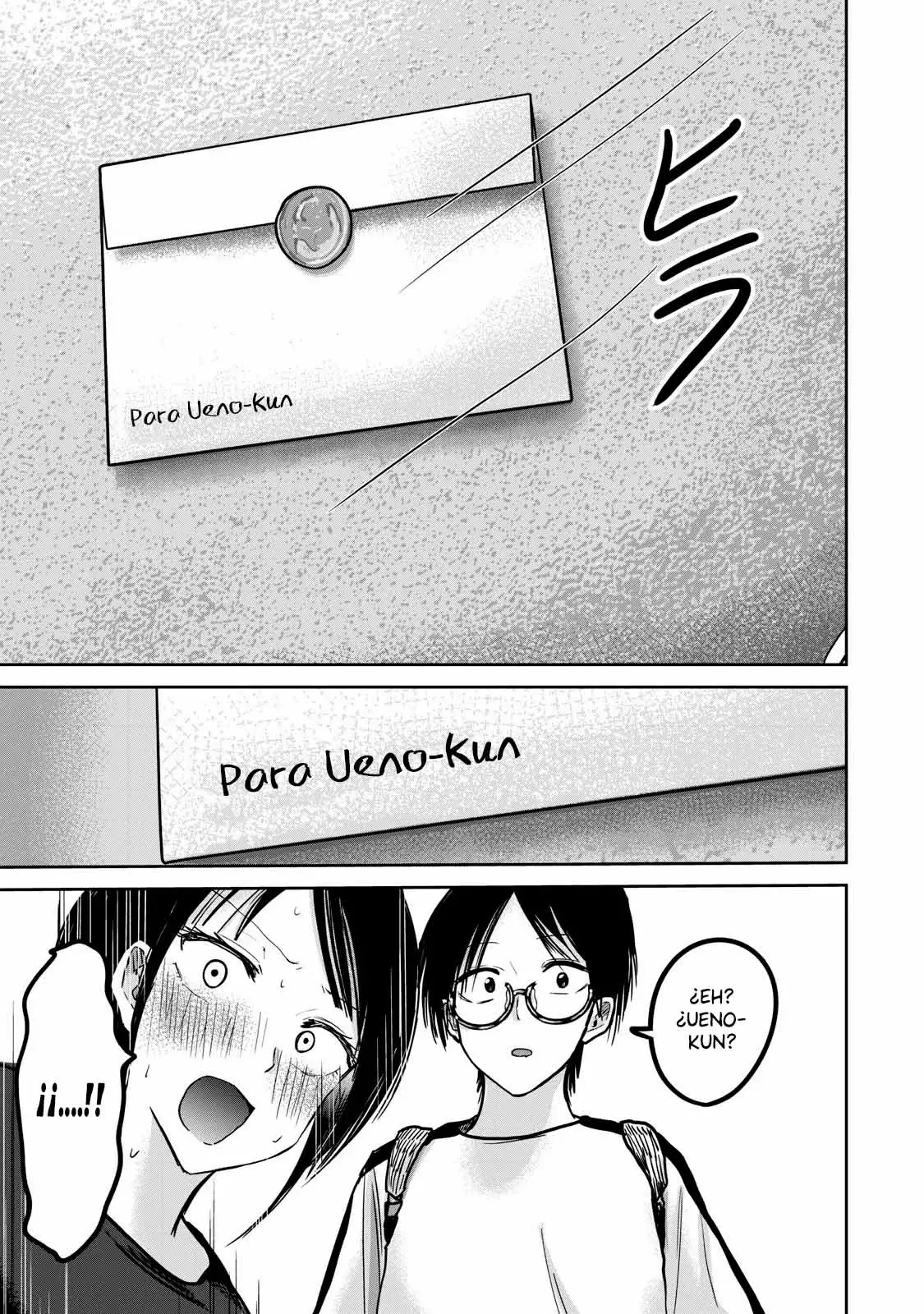 Ueno-kun has been developed Capitulo 47: La carta de amor de Manaka-san página 7