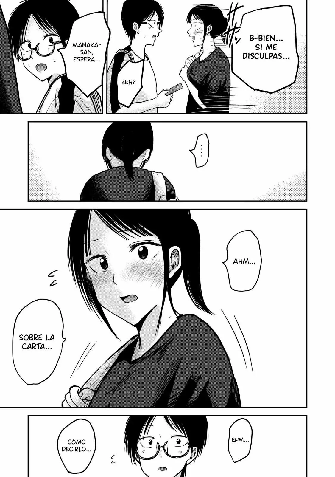 Ueno-kun has been developed Capitulo 47: La carta de amor de Manaka-san página 9
