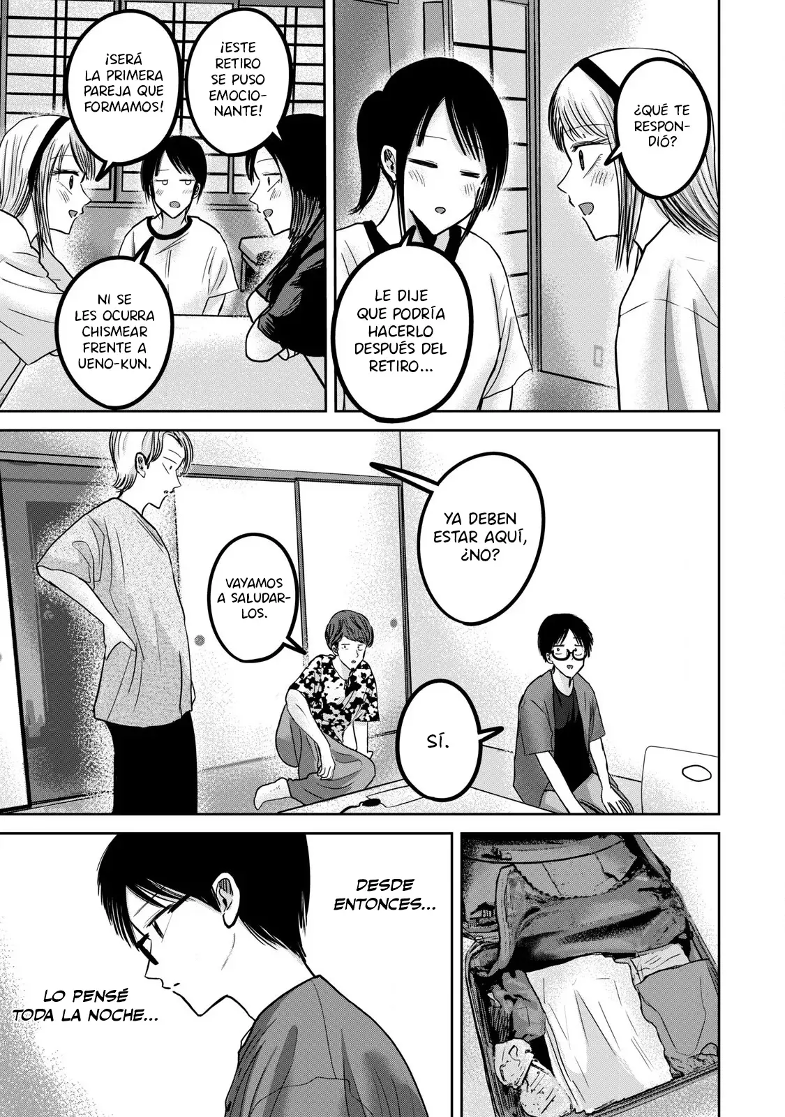 Ueno-kun has been developed Capitulo 48: Retiro divertido página 9