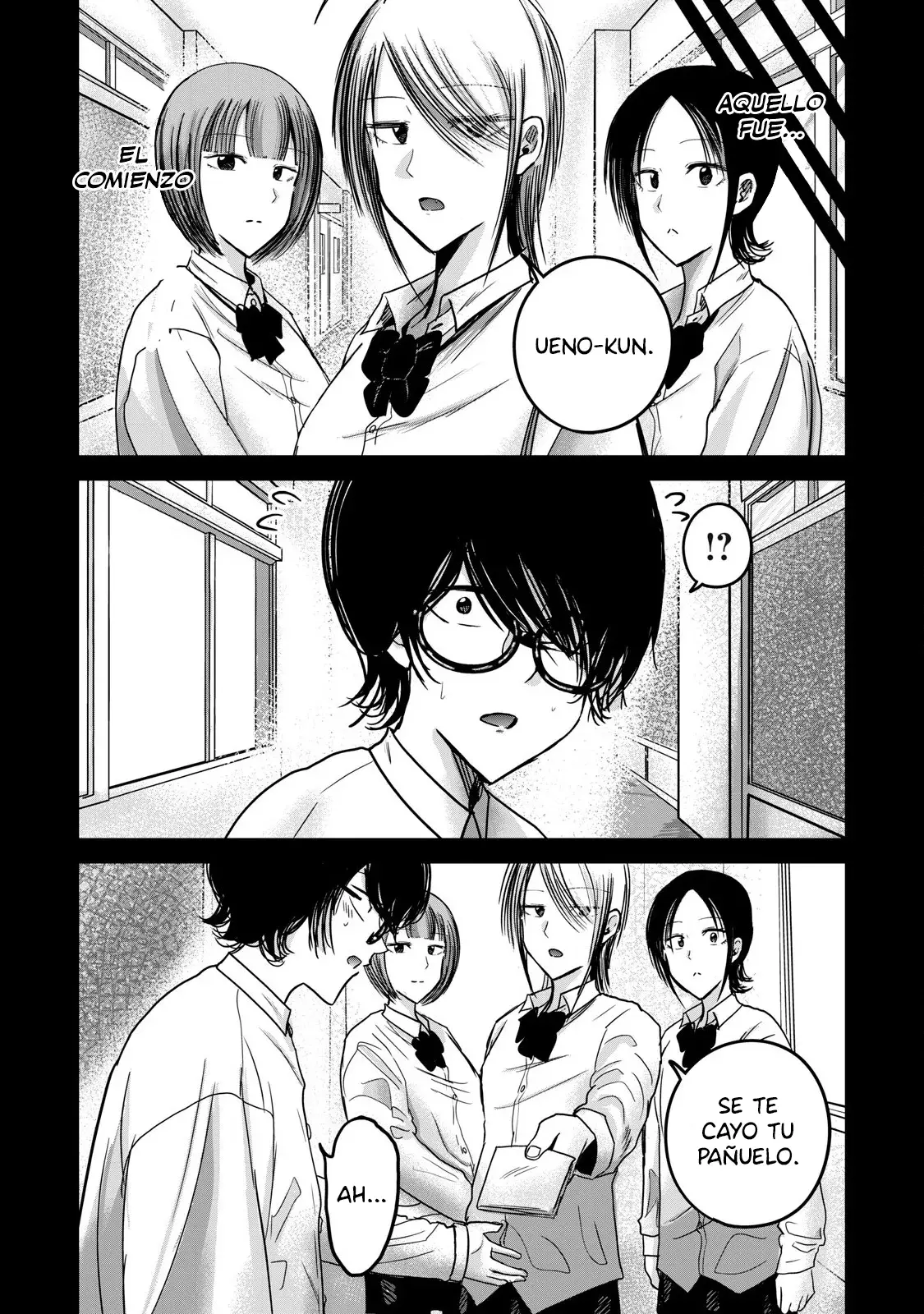 Ueno-kun has been developed Capitulo 59: Afecto, odio, y uniforme de gimnasia página 4