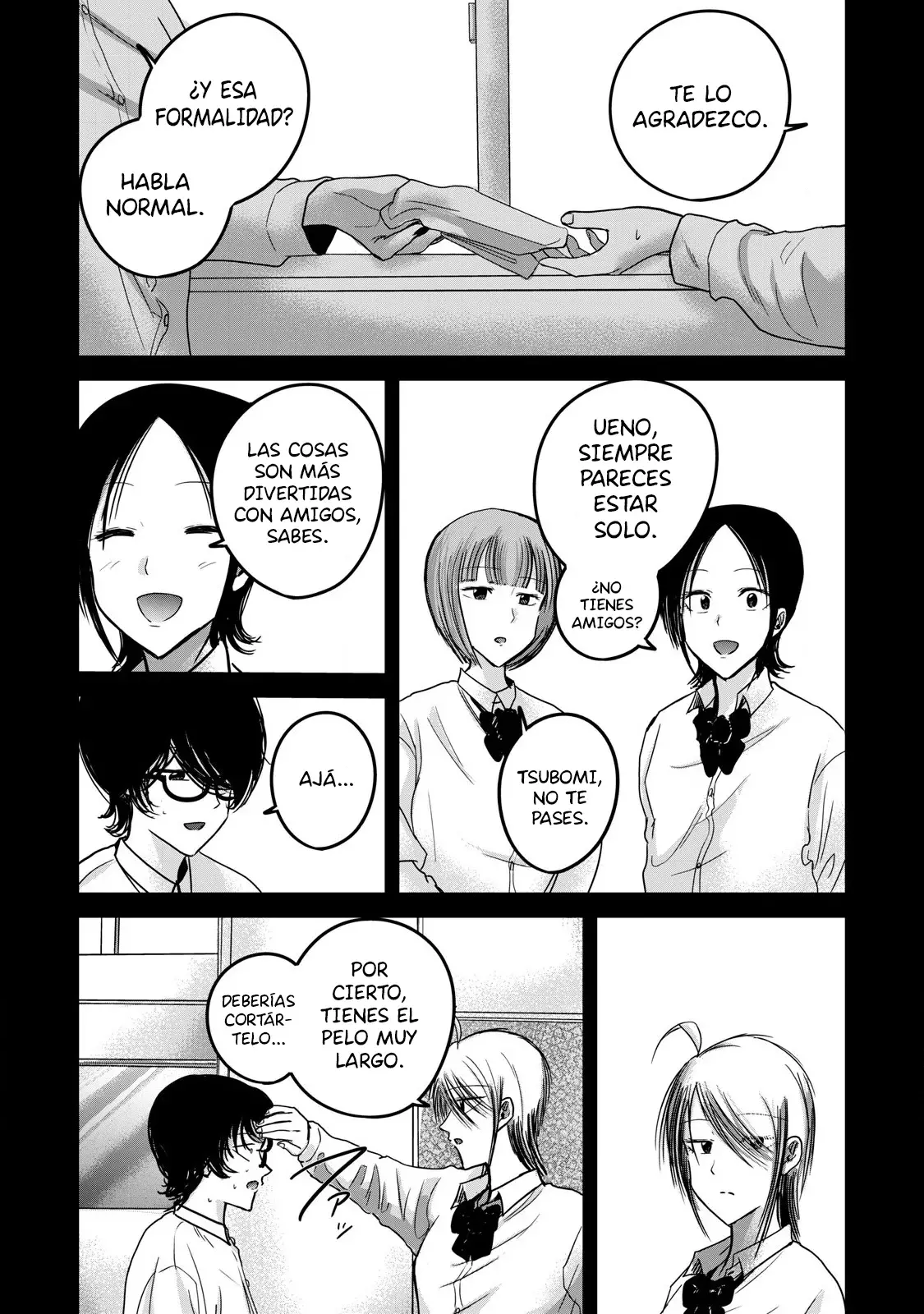 Ueno-kun has been developed Capitulo 59: Afecto, odio, y uniforme de gimnasia página 5