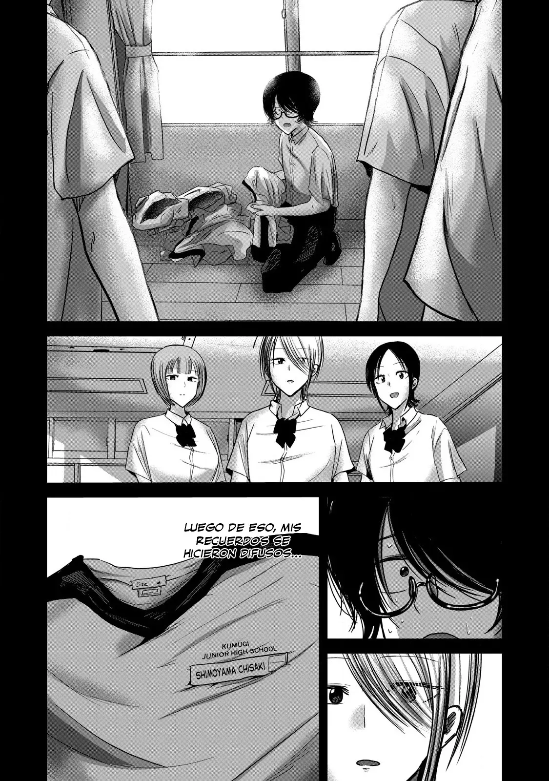Ueno-kun has been developed Capitulo 59: Afecto, odio, y uniforme de gimnasia página 8