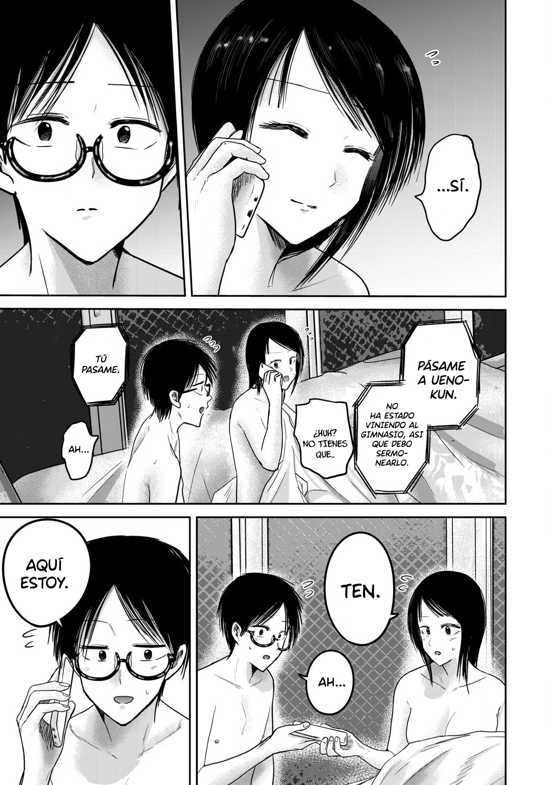 Ueno-kun has been developed Capitulo 74 página 9