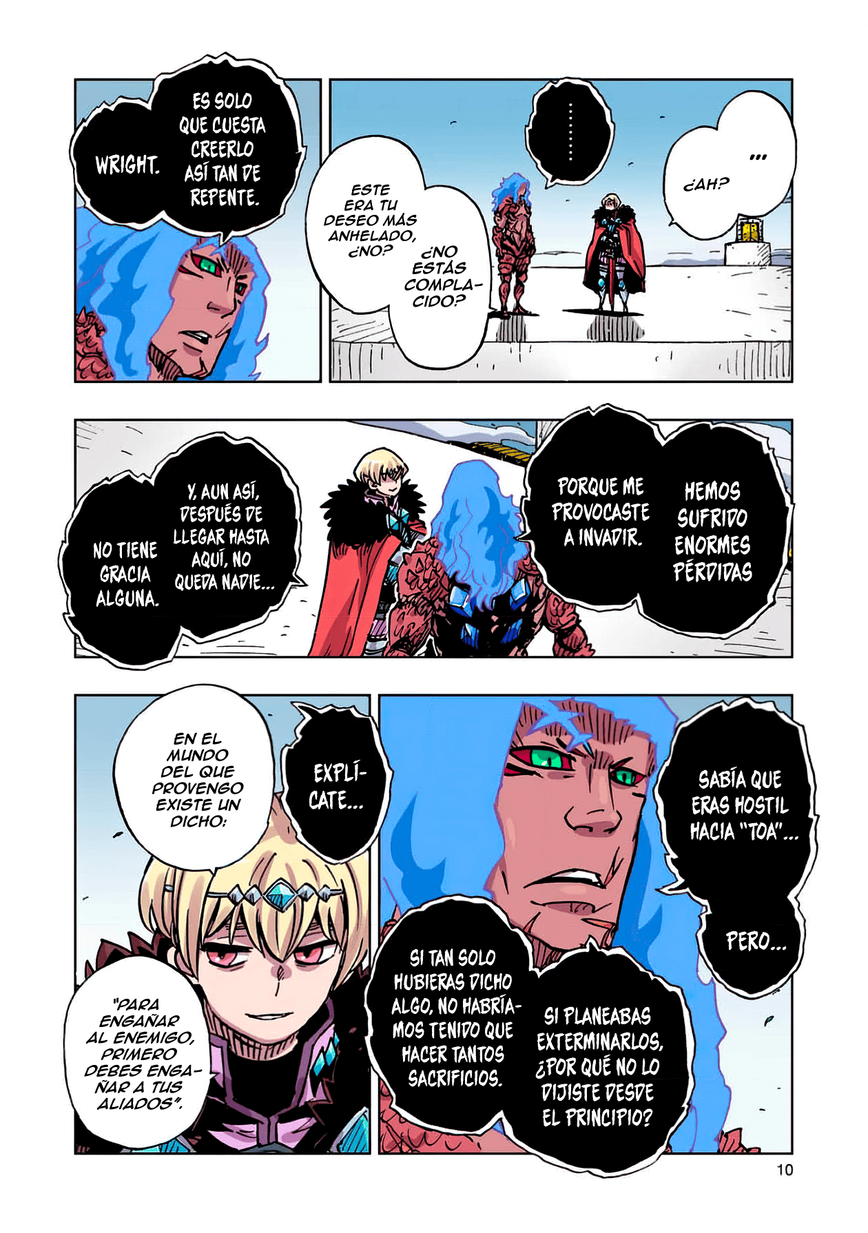 Clevatess - Majuu no Ou to Akago to Shikabane no Yuusha Capitulo 55 página 12