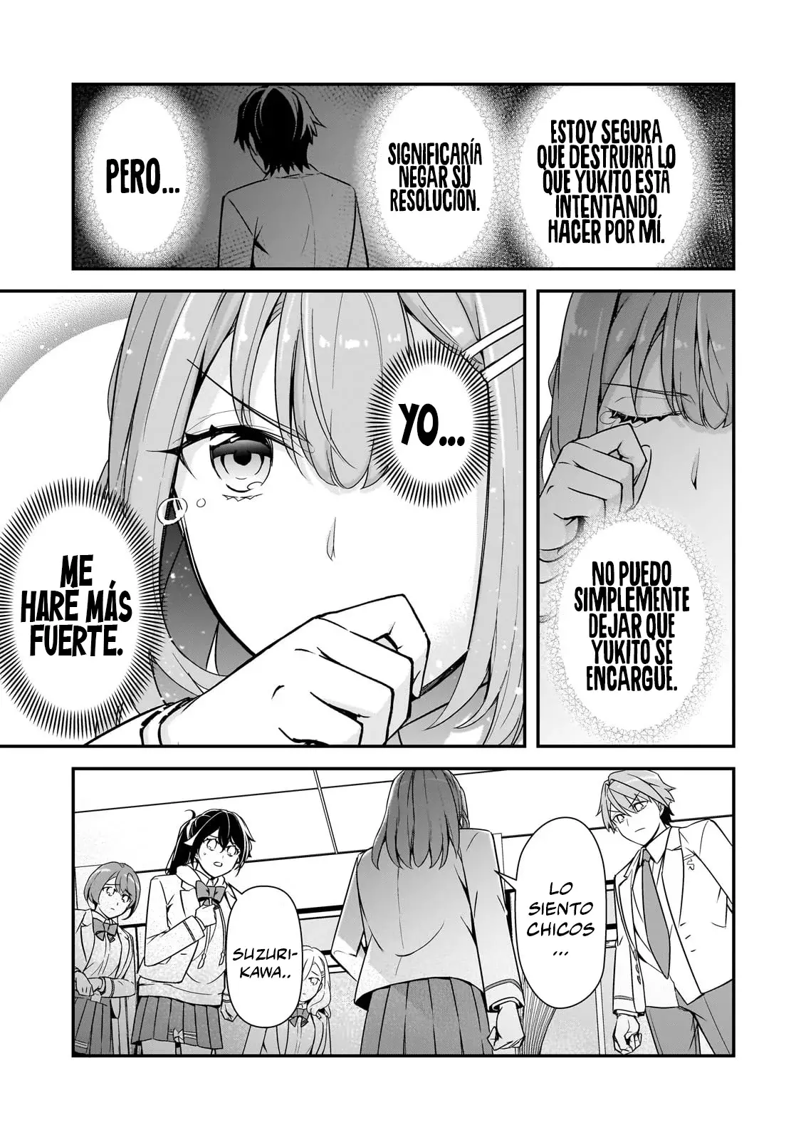 Las chicas que me traumatizaron me están mirando, pero desafortunadamente es demasiado tarde. Capitulo 13.2 página 16
