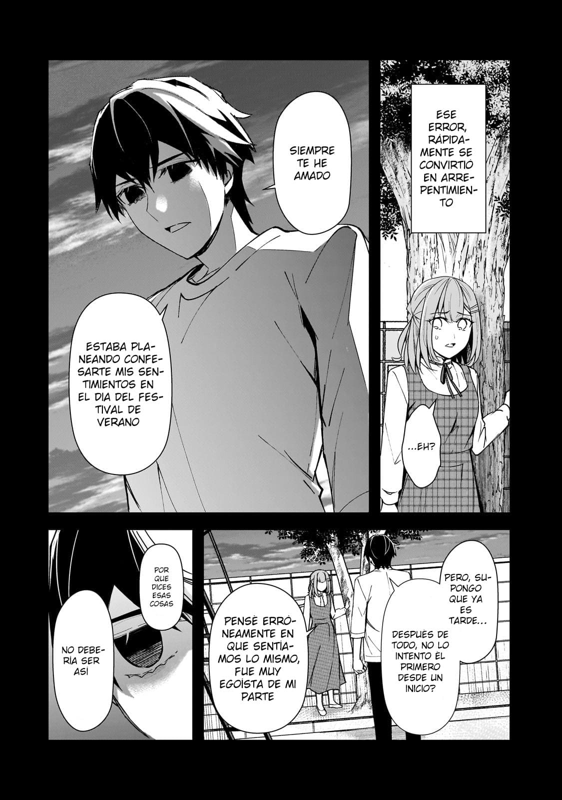 Las chicas que me traumatizaron me están mirando, pero desafortunadamente es demasiado tarde. Capitulo 15.1 página 13