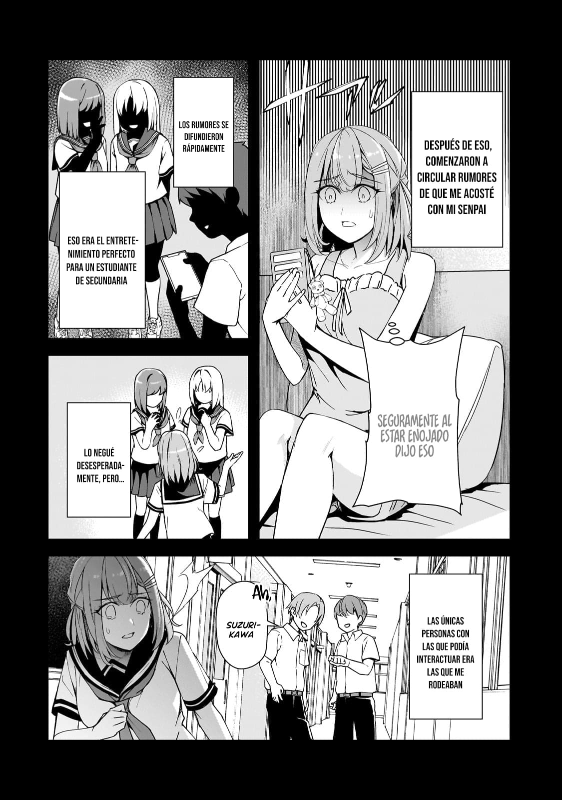 Las chicas que me traumatizaron me están mirando, pero desafortunadamente es demasiado tarde. Capitulo 15.2 página 6